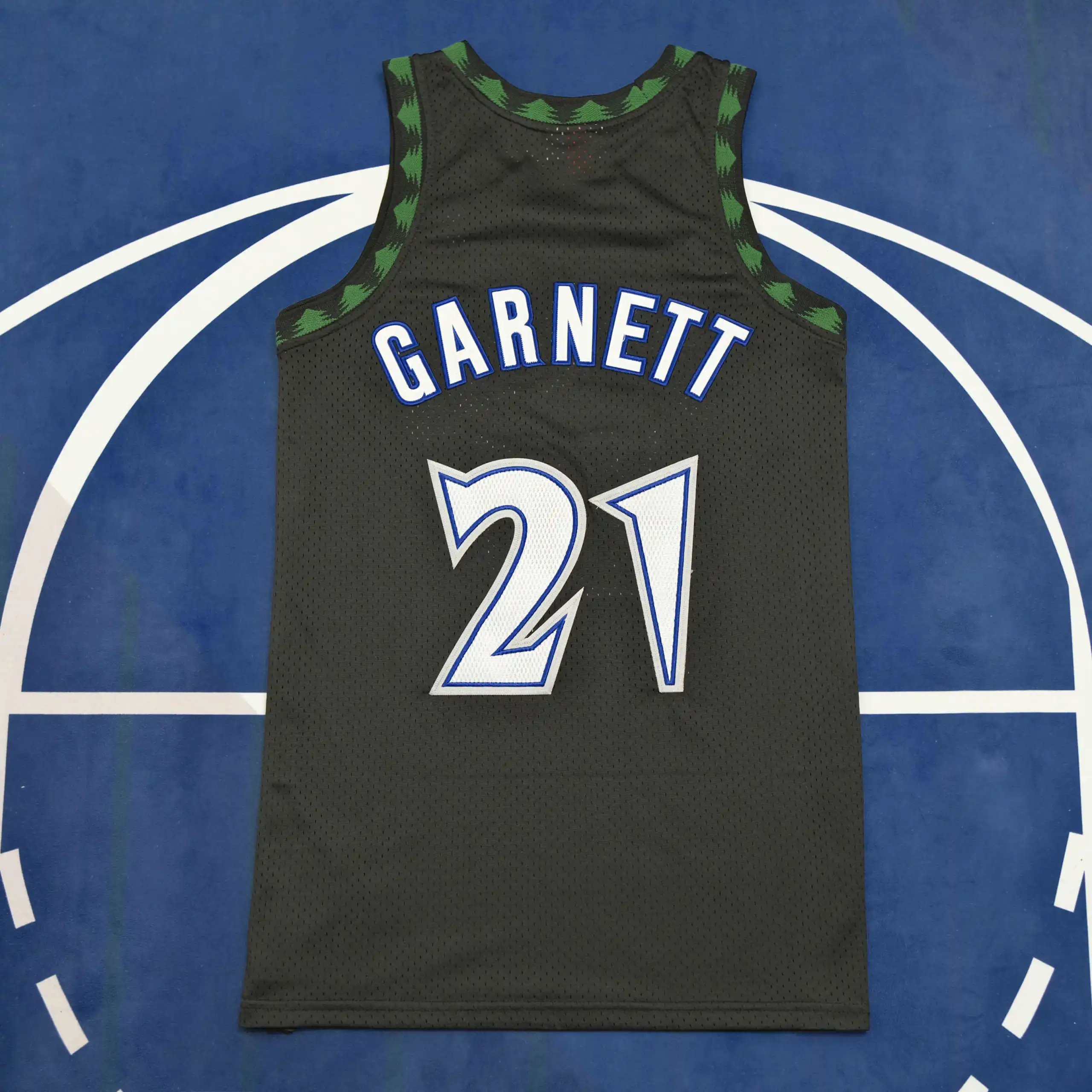 NBA Minnesota Timberwolves 21# Garnett (For custom info, please leave a note when placing order; messages are not counted)