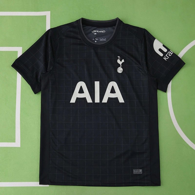 2526 Tottenham Hotspur Away Black Thai Version (Please note customization info when placing order, messages won't count)