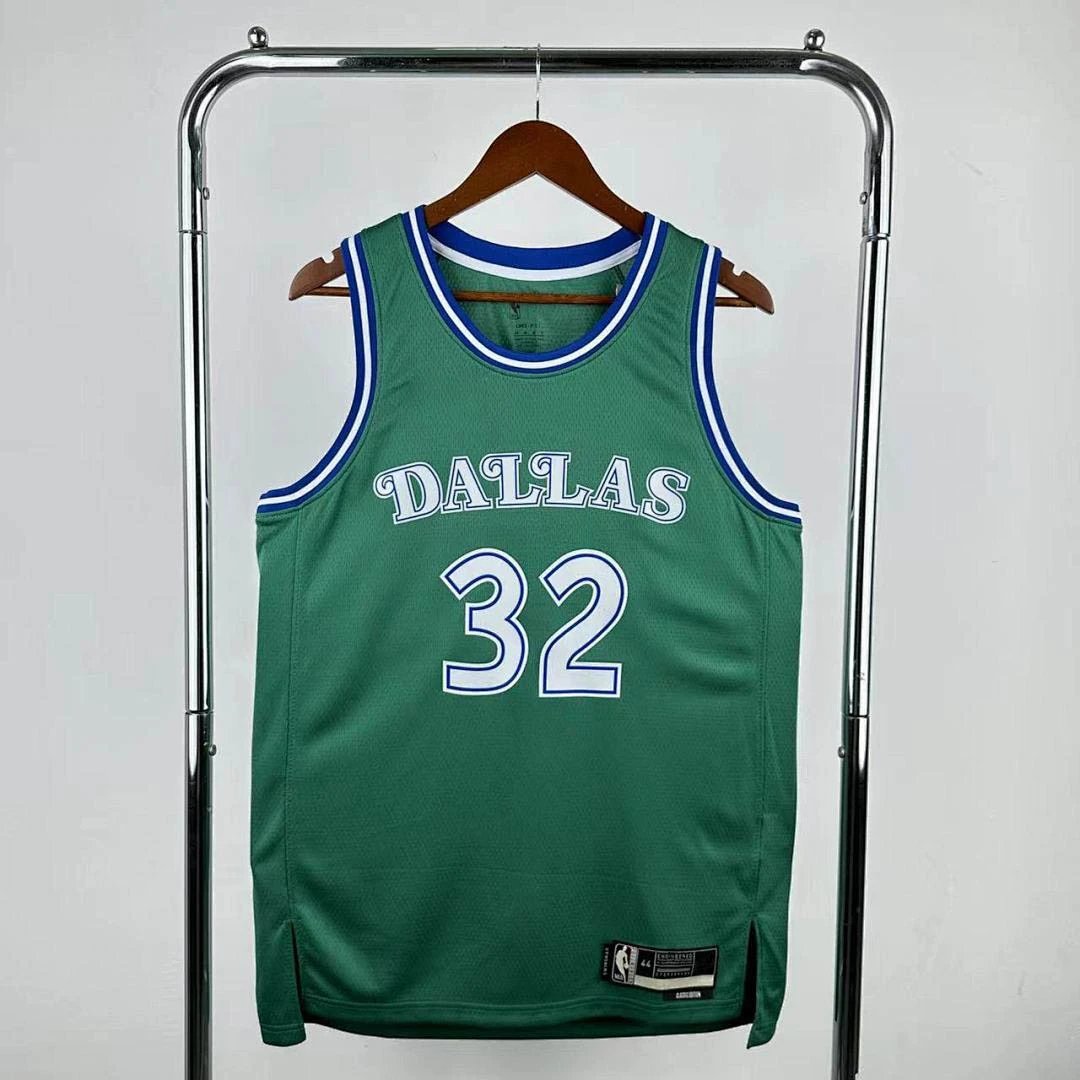 25-26 NBA Dallas Mavericks Retro Green #32 FLAGG