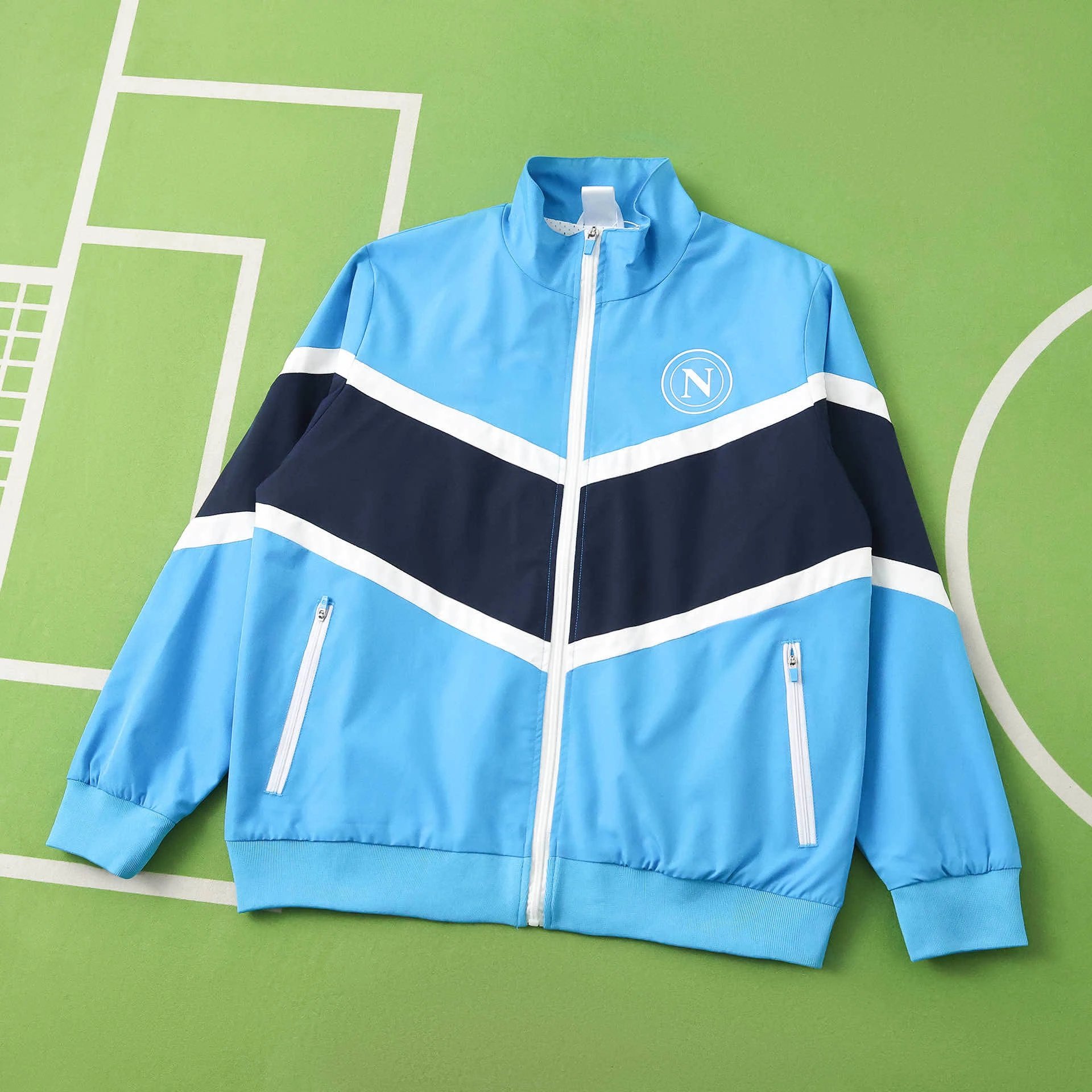 2526 Napoli Blue Windbreaker (Embroidered)