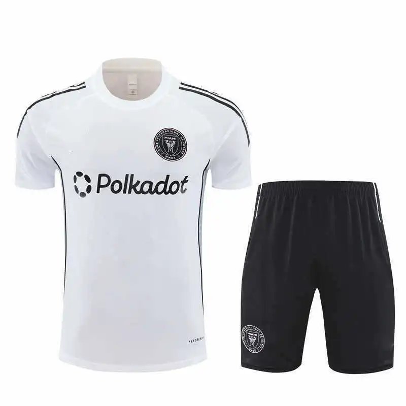 2526 Miami White Training Kit Short Sleeve (For custom info, please leave a note when placing your order; messages will not be counted)