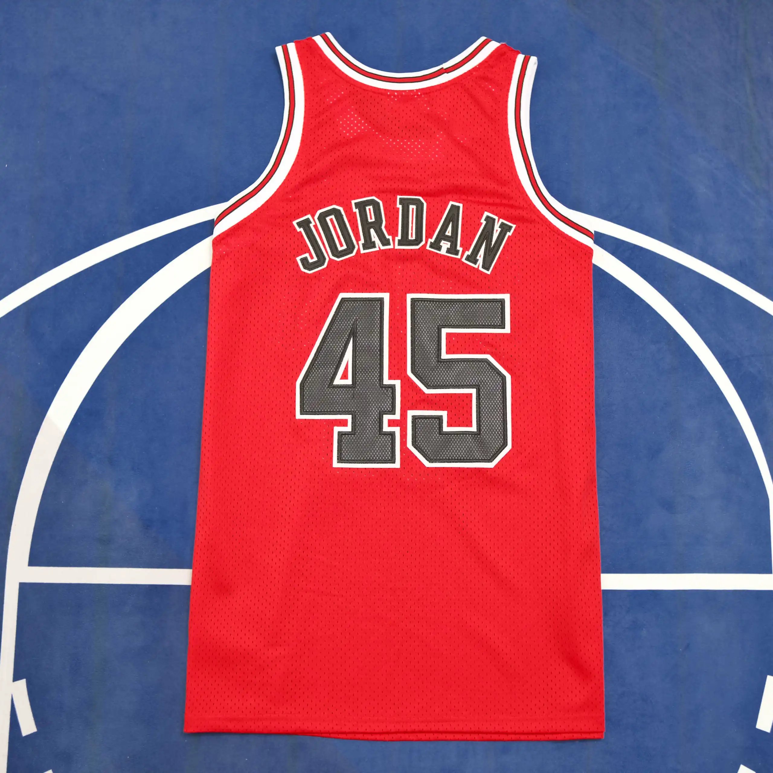 NBA Chicago Bulls 45# Jordan (Please note customization info when placing order, messages will not count)