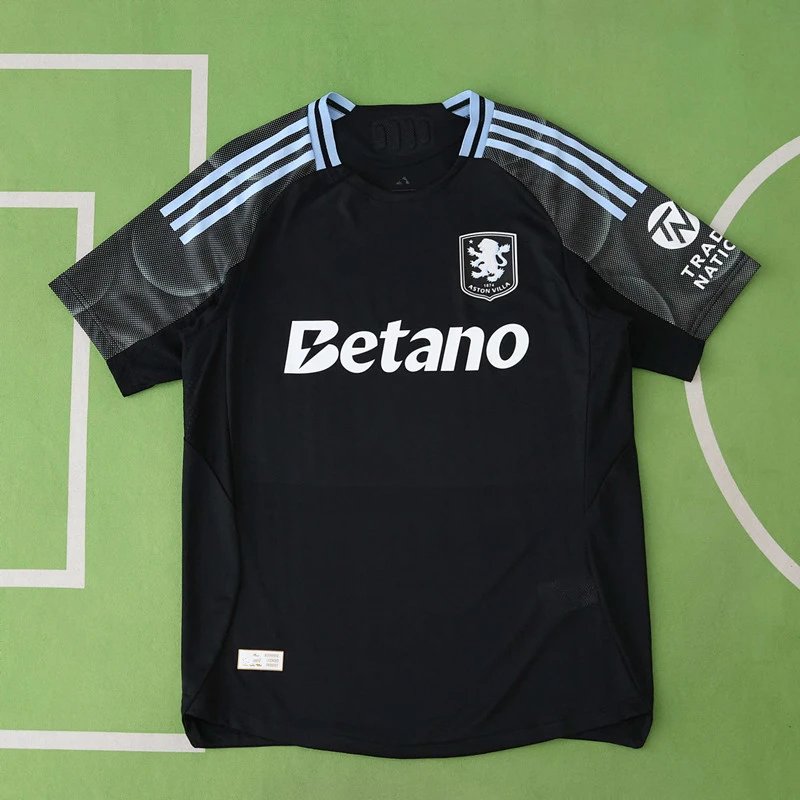 2526 Aston Villa away black player edition (please note customization information when placing the order, messages are not included)
