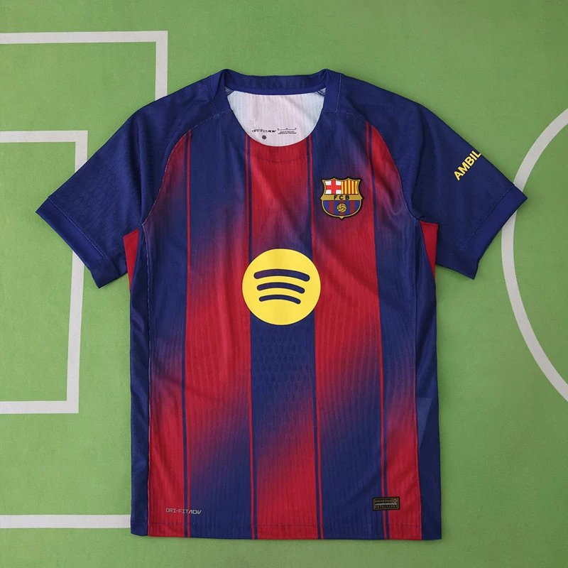 FC Barcelona 2025/26 Home Authentic Jersey (Please specify customization details in order notes, not via messages)