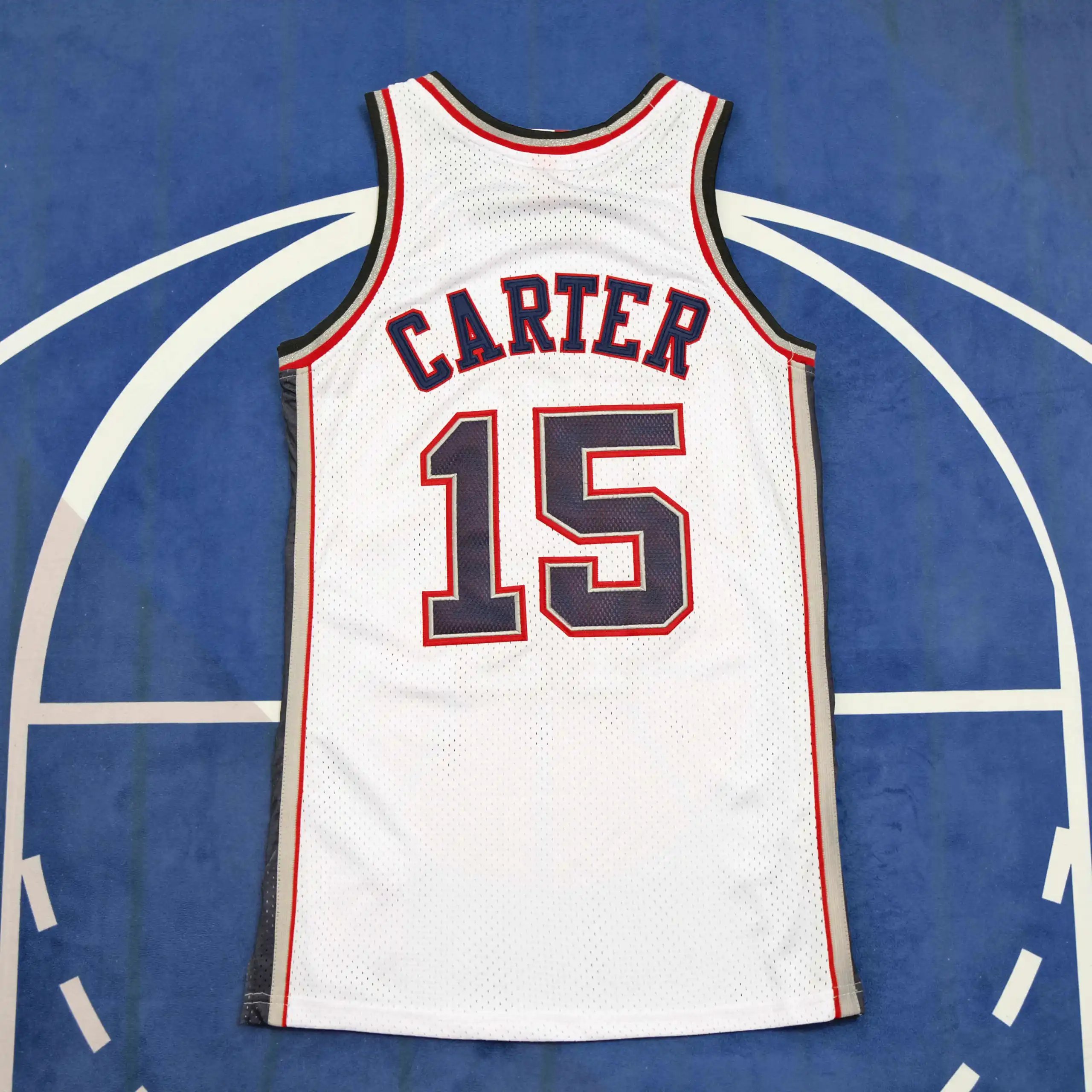 NBA New Jersey Nets 15# Carter (Please leave customization info in order notes, messages are not counted)