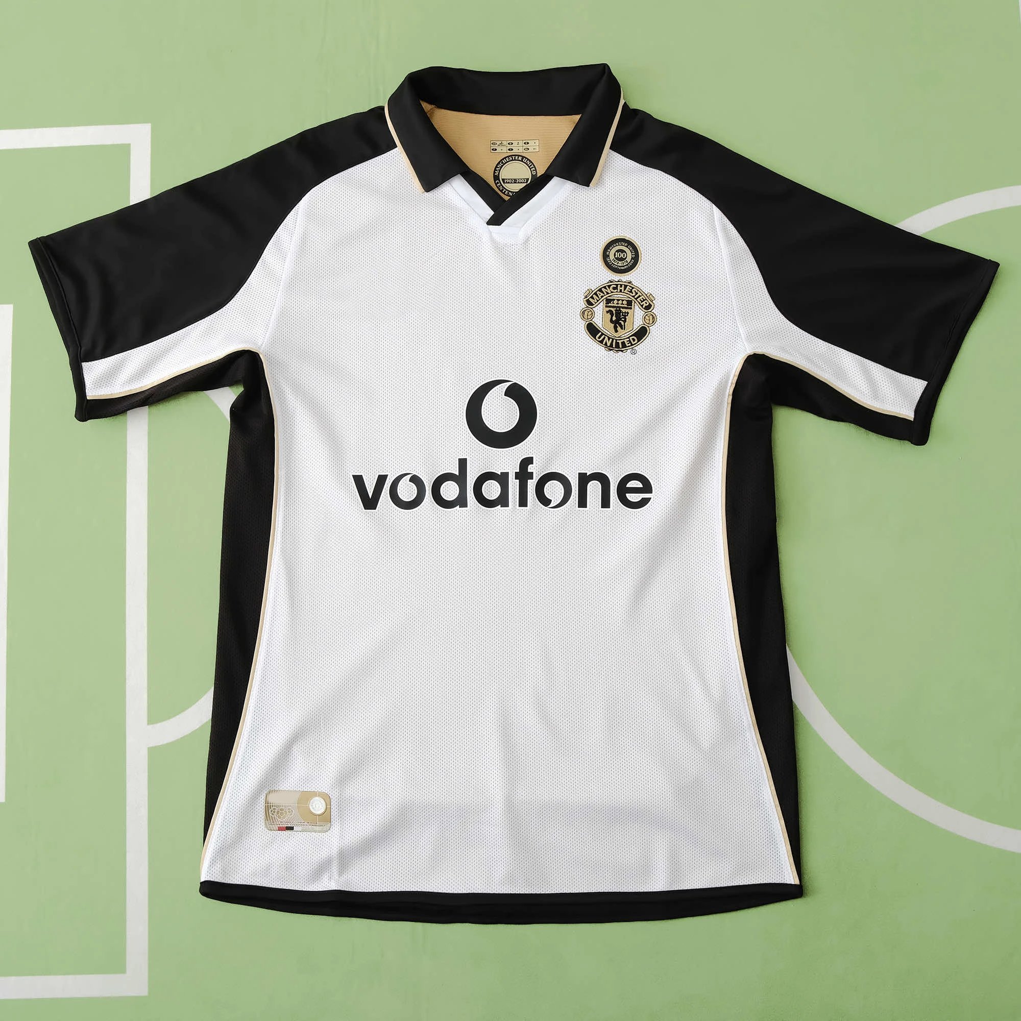 Manchester United Centenary Reversible Short Sleeve Shirt (For customization info, please leave a note when placing your order; messages will not be checked)