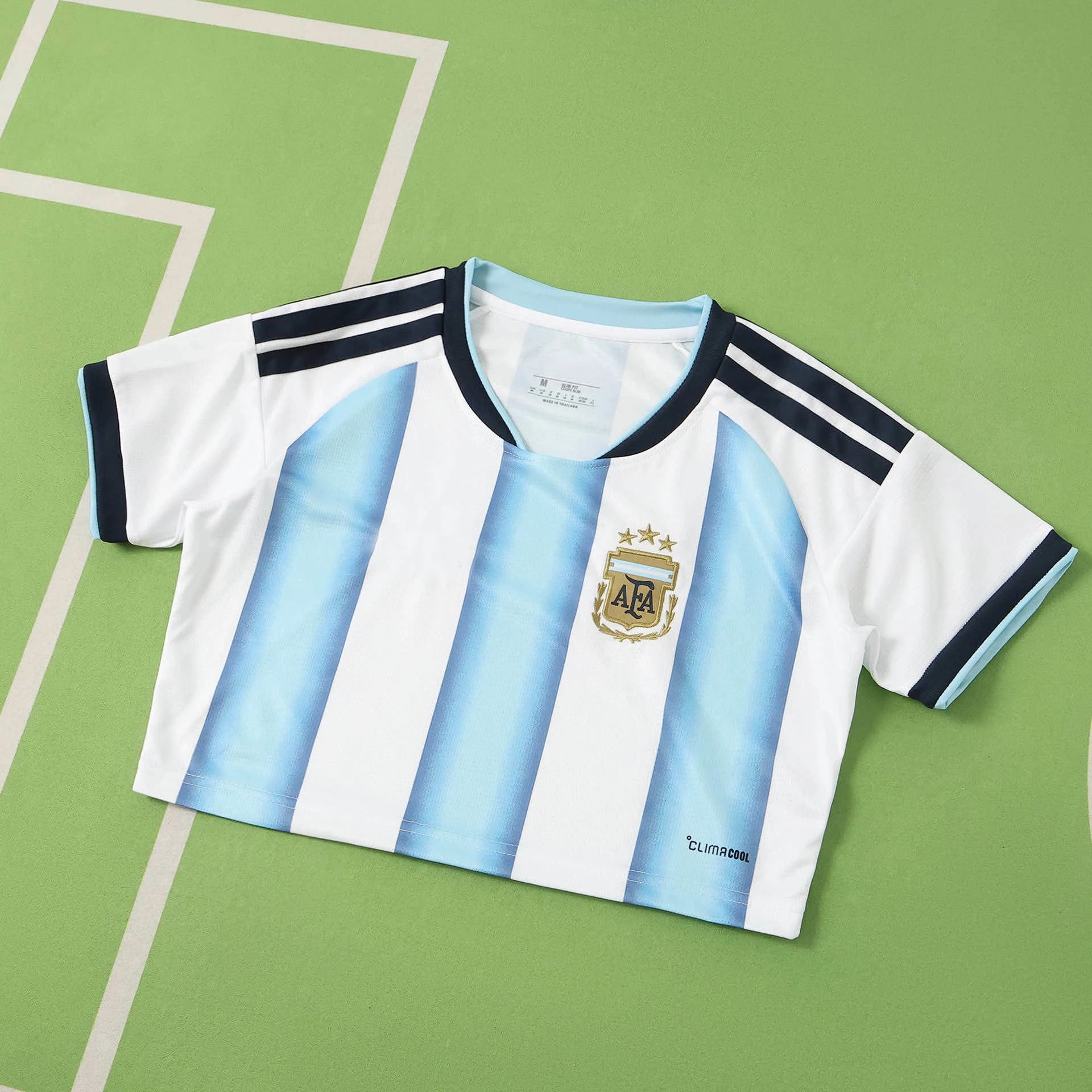2026 FIFA World Cup Argentina Home Cropped Jersey