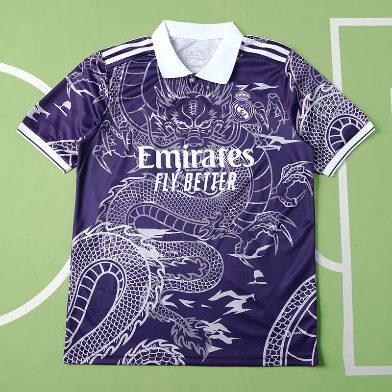 2324 Real Madrid Purple Chinese Dragon Thai Version (Please note customization info when placing order, messages will not be checked)