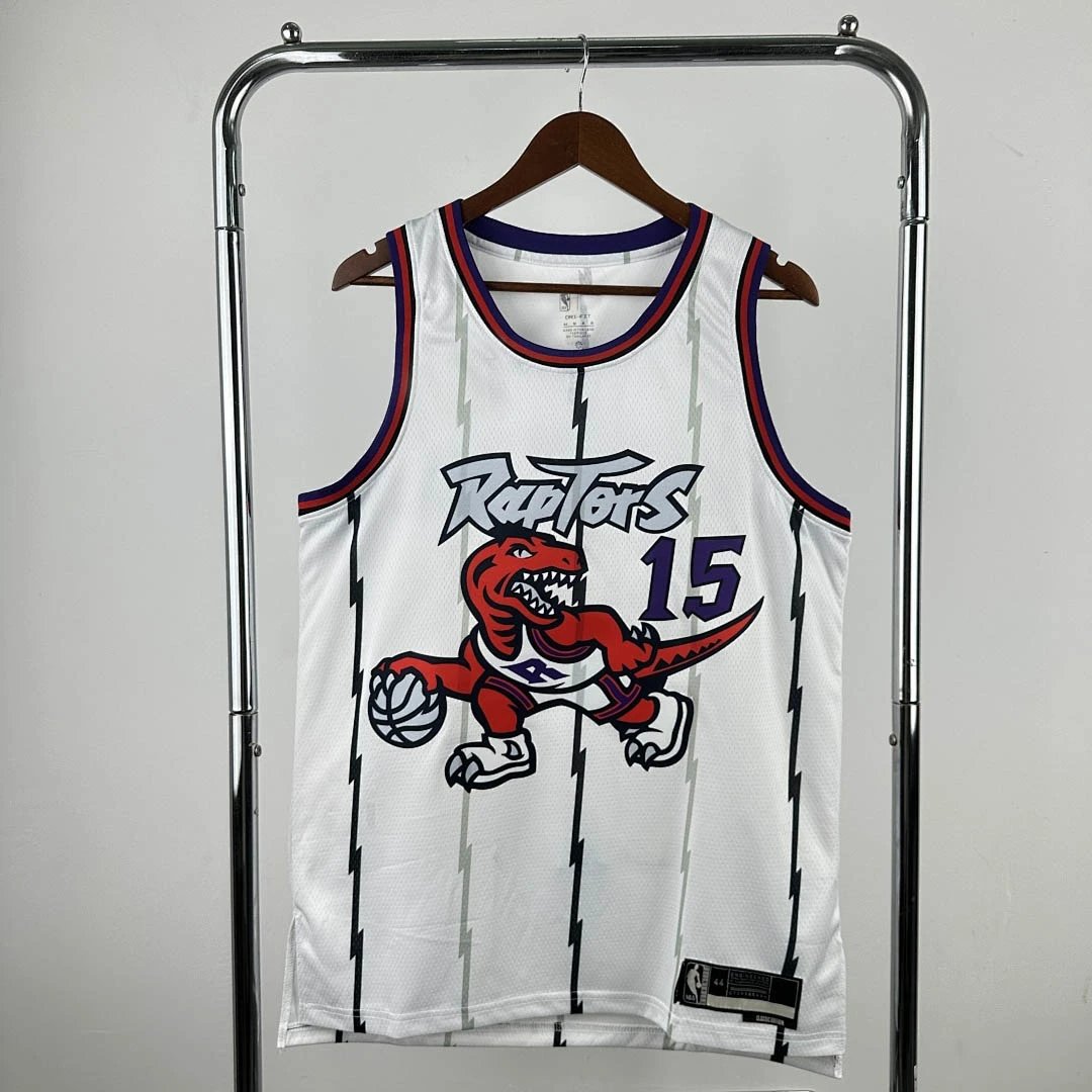 25-26 NBA Toronto Raptors Retro White 15-CARTER