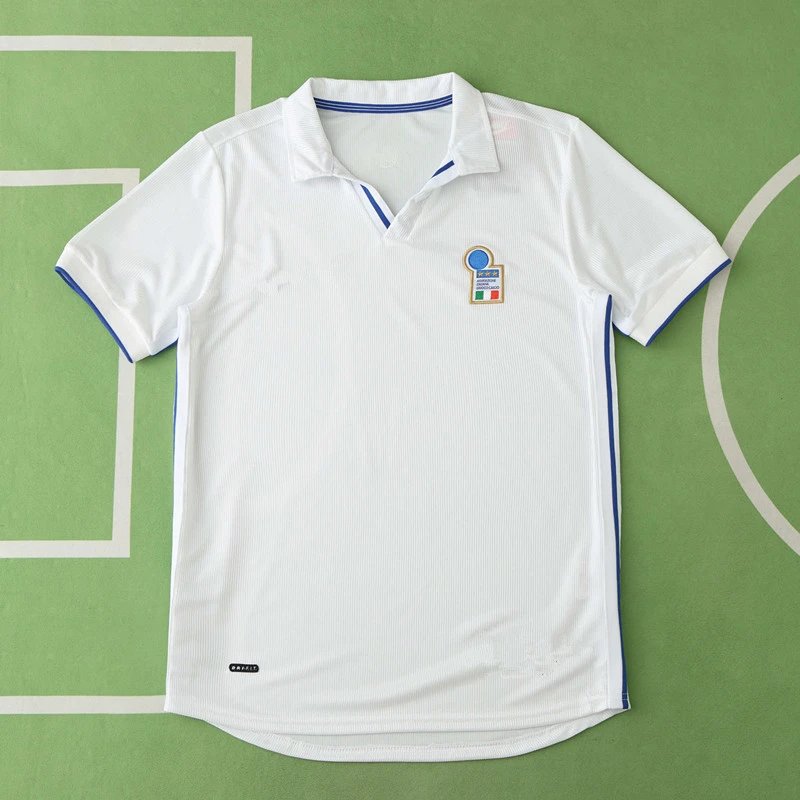 1998 Italy Away White Thailand Version (Please note customization info when placing order, messages not counted)
