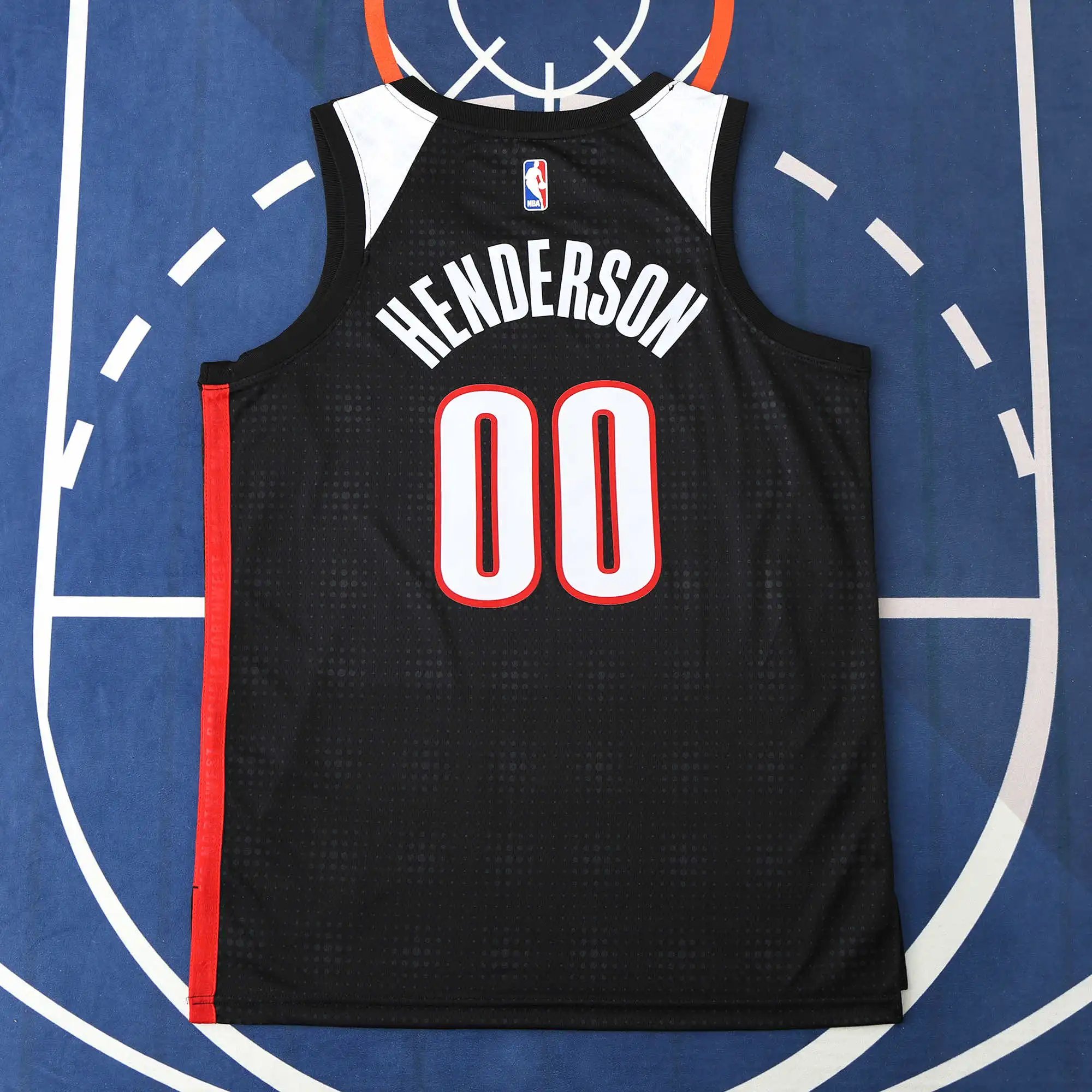 2425 NBA Portland Trail Blazers 00#HENDERSON (Please note customization in order remarks, do not send private messages)