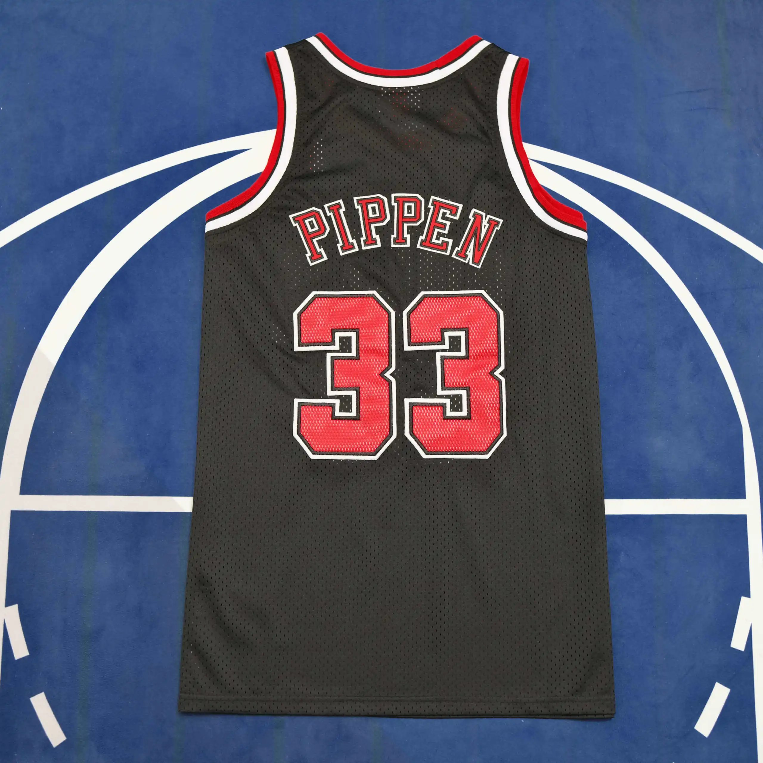 NBA Chicago Bulls 33# Pippen (Please note customization info when placing order, messages are not accepted)
