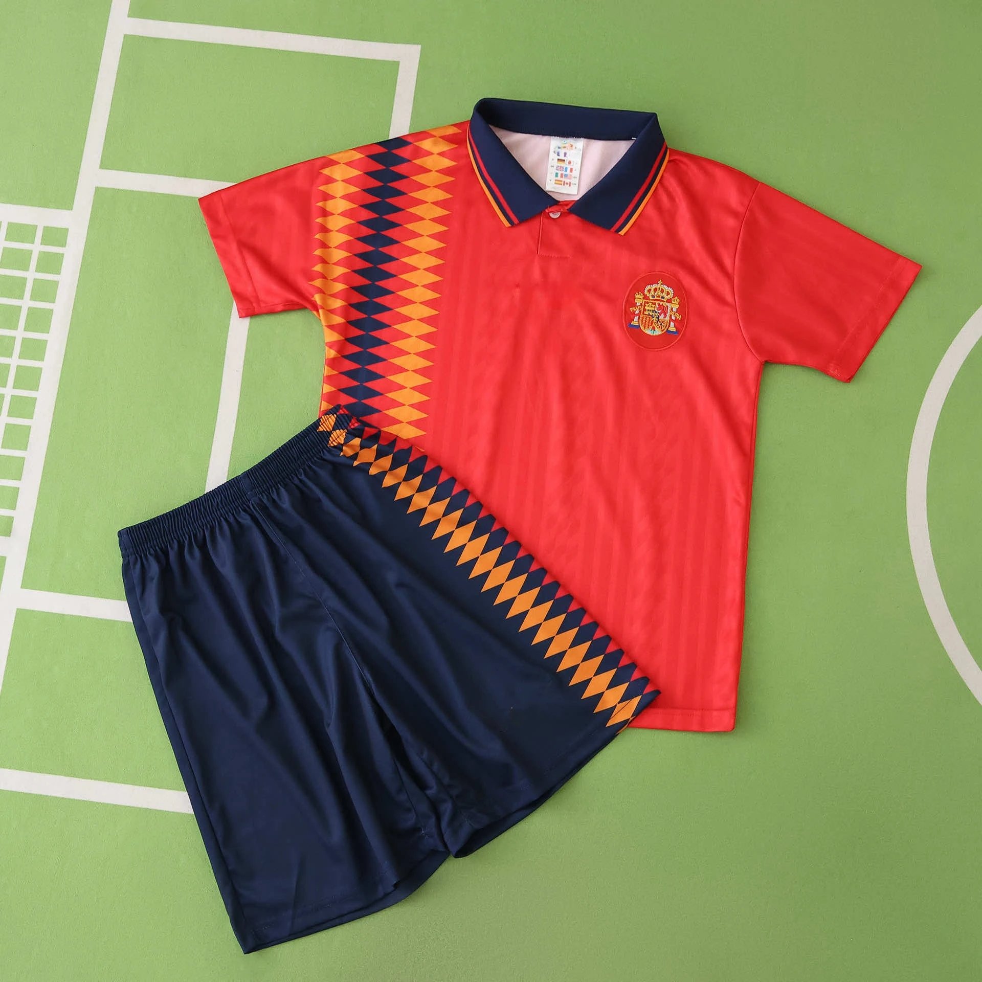 1994 Spain Home Kids Kit (Please note customization info in order notes, messages will not be counted)