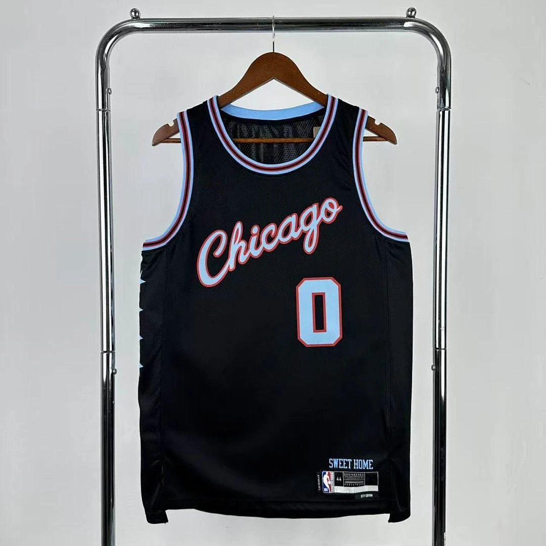 25-26 NBA Chicago Bulls City Edition 0-WHITE