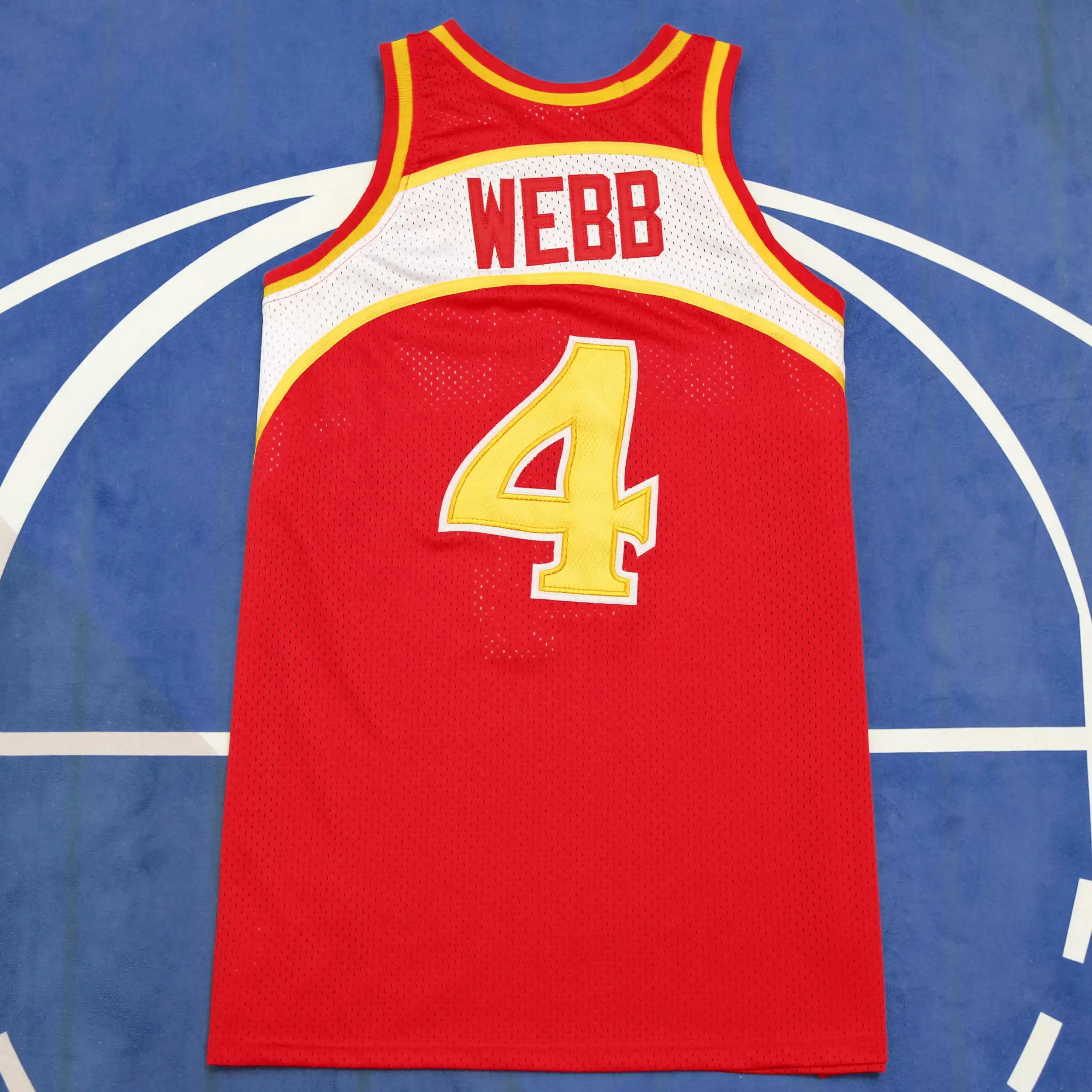 NBA Atlanta Hawks 4# Webber (For custom information, please note it when placing an order; sending a message does not count)