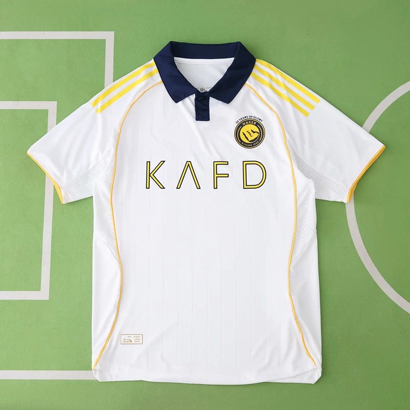 2526 Al Nassr Second Away White Player Version (Please note customization info when placing order, messages not counted)
