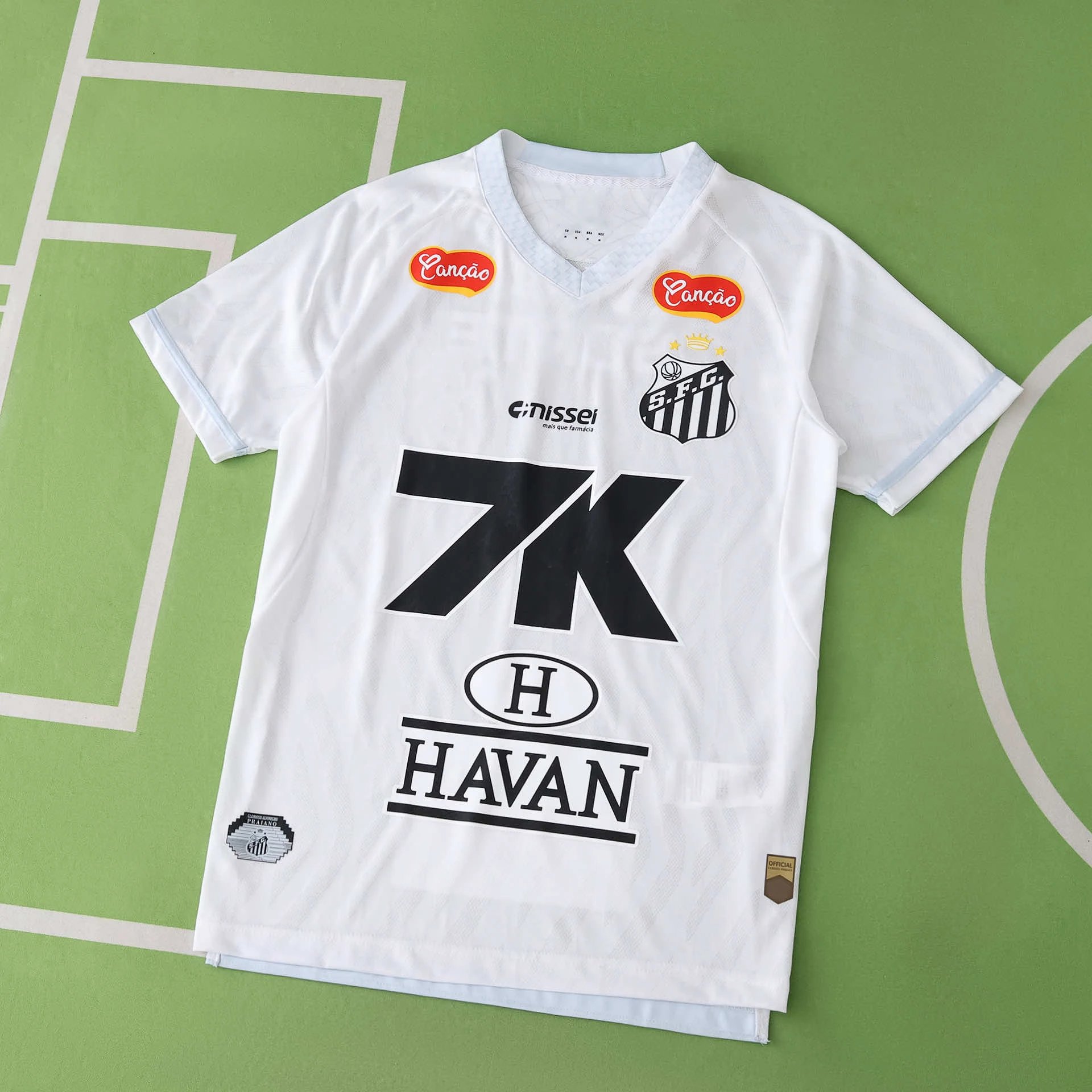 25-26 Santos Home Player Version (with sponsor) (Please leave customization details in the order notes; messages not accepted)
