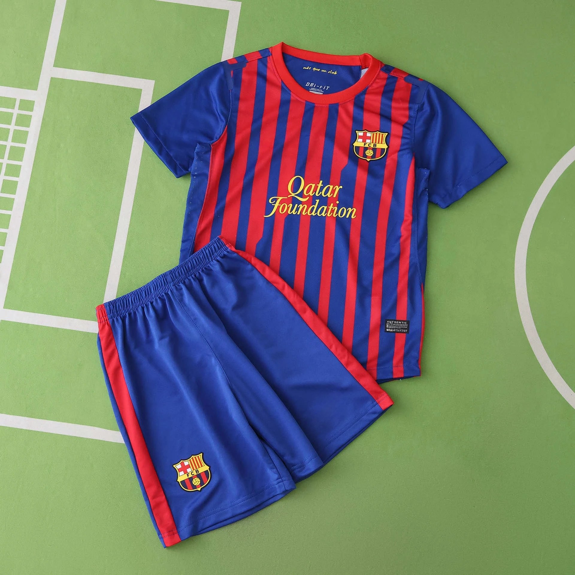 1112 Barcelona Home Kids Jersey (Please note customization info in your order; messages are not counted)