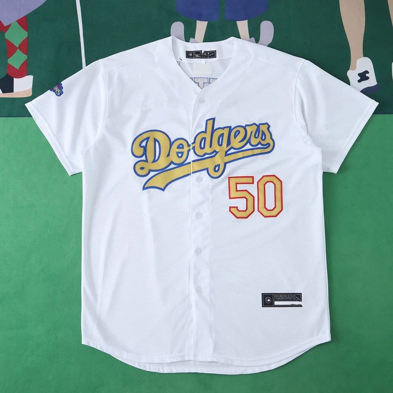 2025 MLB Los Angeles Dodgers 50# BETTS (For customization info, please leave a note when placing your order; sending a message does not count)