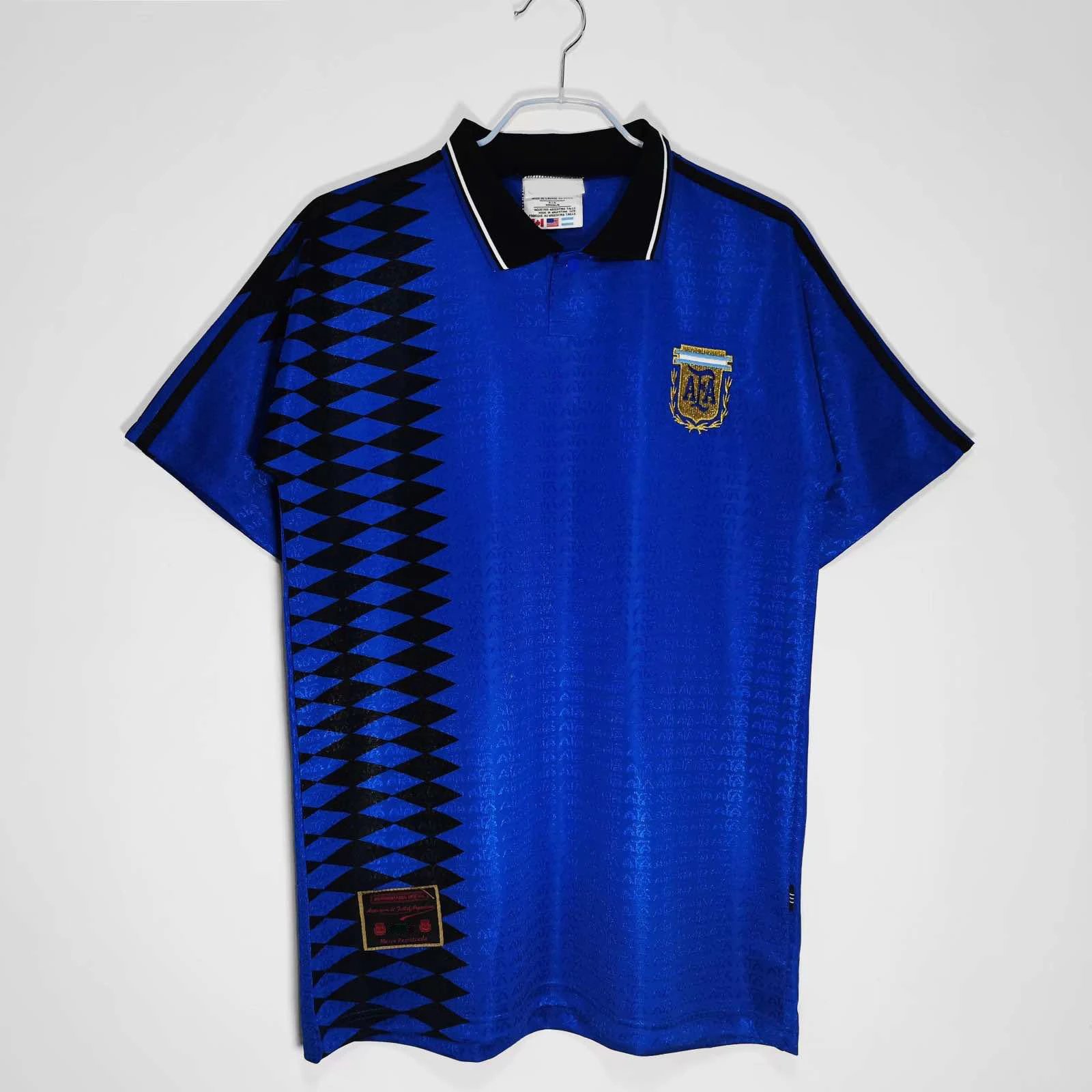 1994 Argentina Away Player Version (Please leave customization details in the order notes; messages will not be checked) (For customization, please leave a note when placing the order; do not send private messages)
