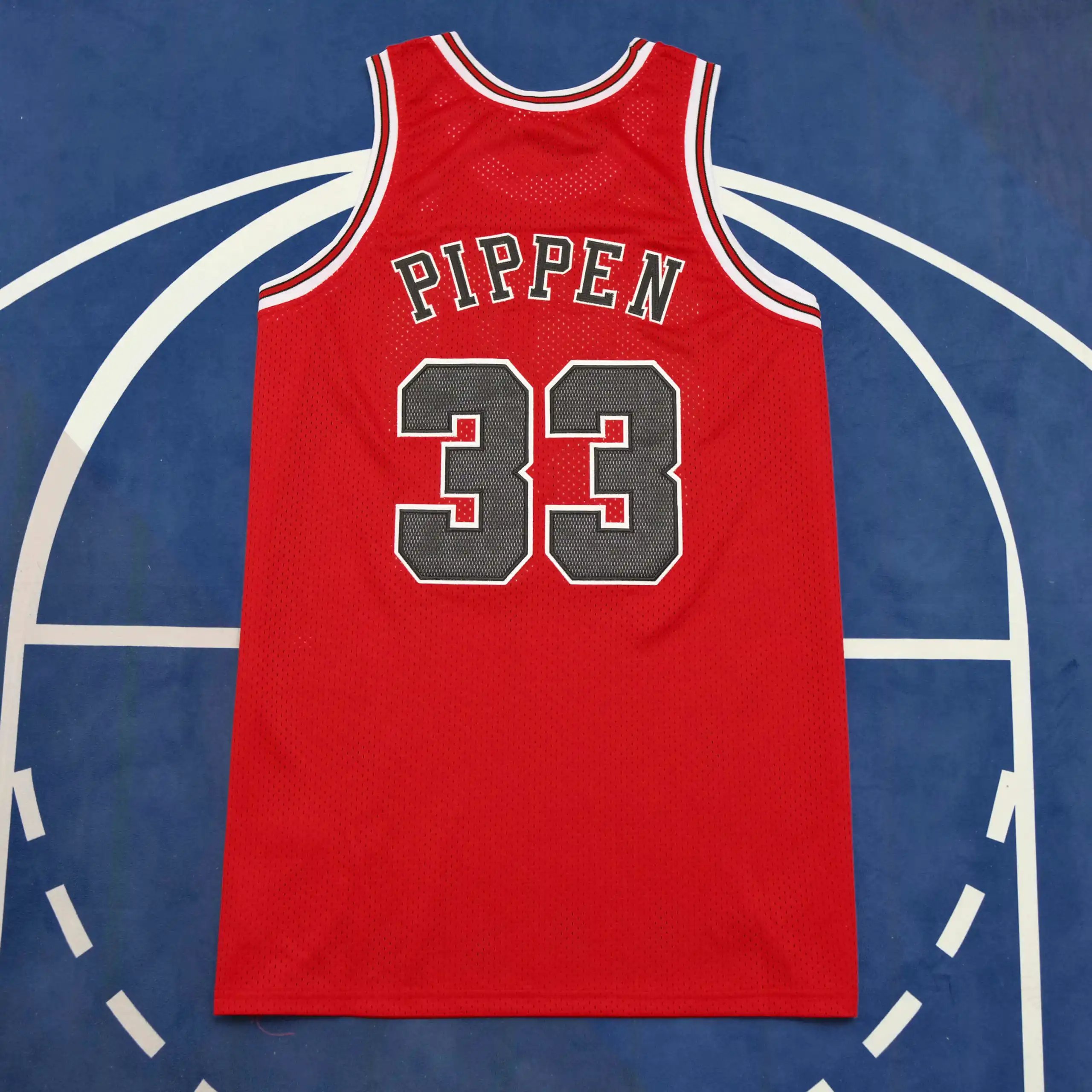 NBA Chicago Bulls 33 # Pippen (please note customization information when placing an order, messages are not included)