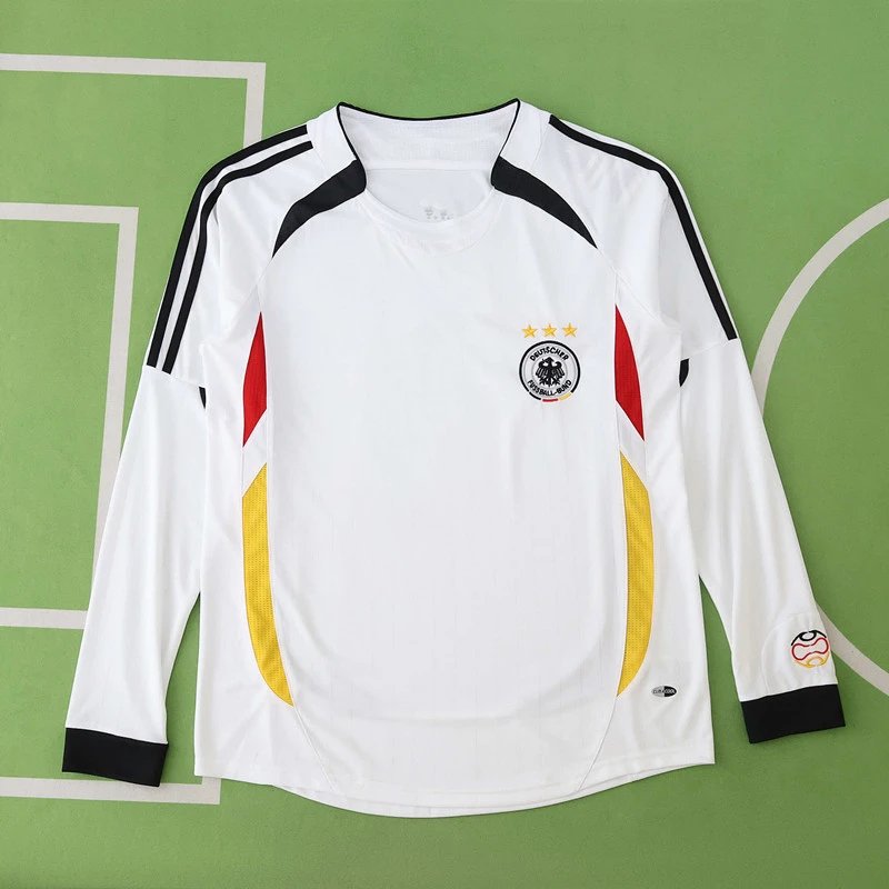 2006 Germany Home Long Sleeve Thai Version (Please note customization info when placing order, messages are not counted)