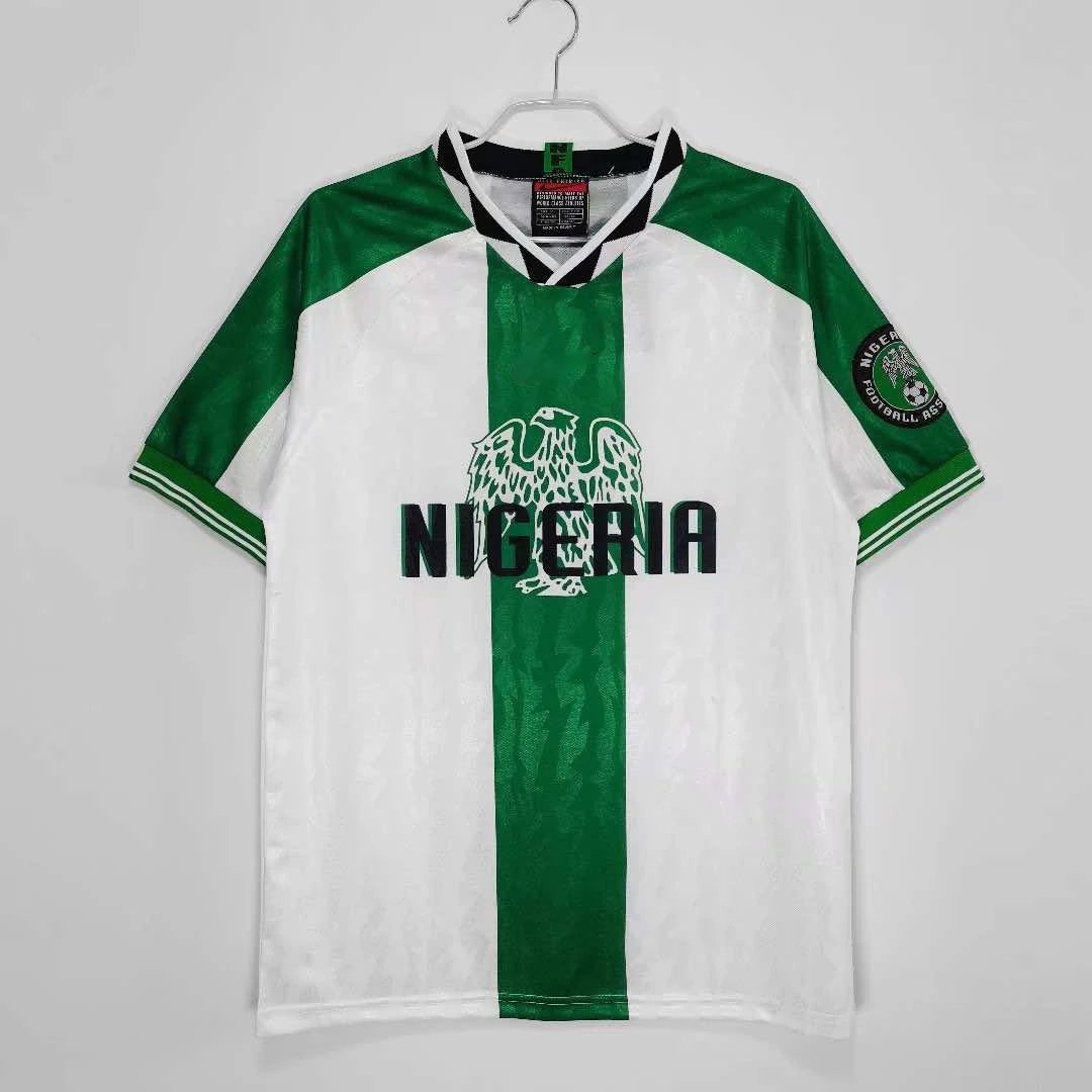 1996 Nigeria Away Jersey Thai Version (Please note customization info when placing order, messages won't be checked)