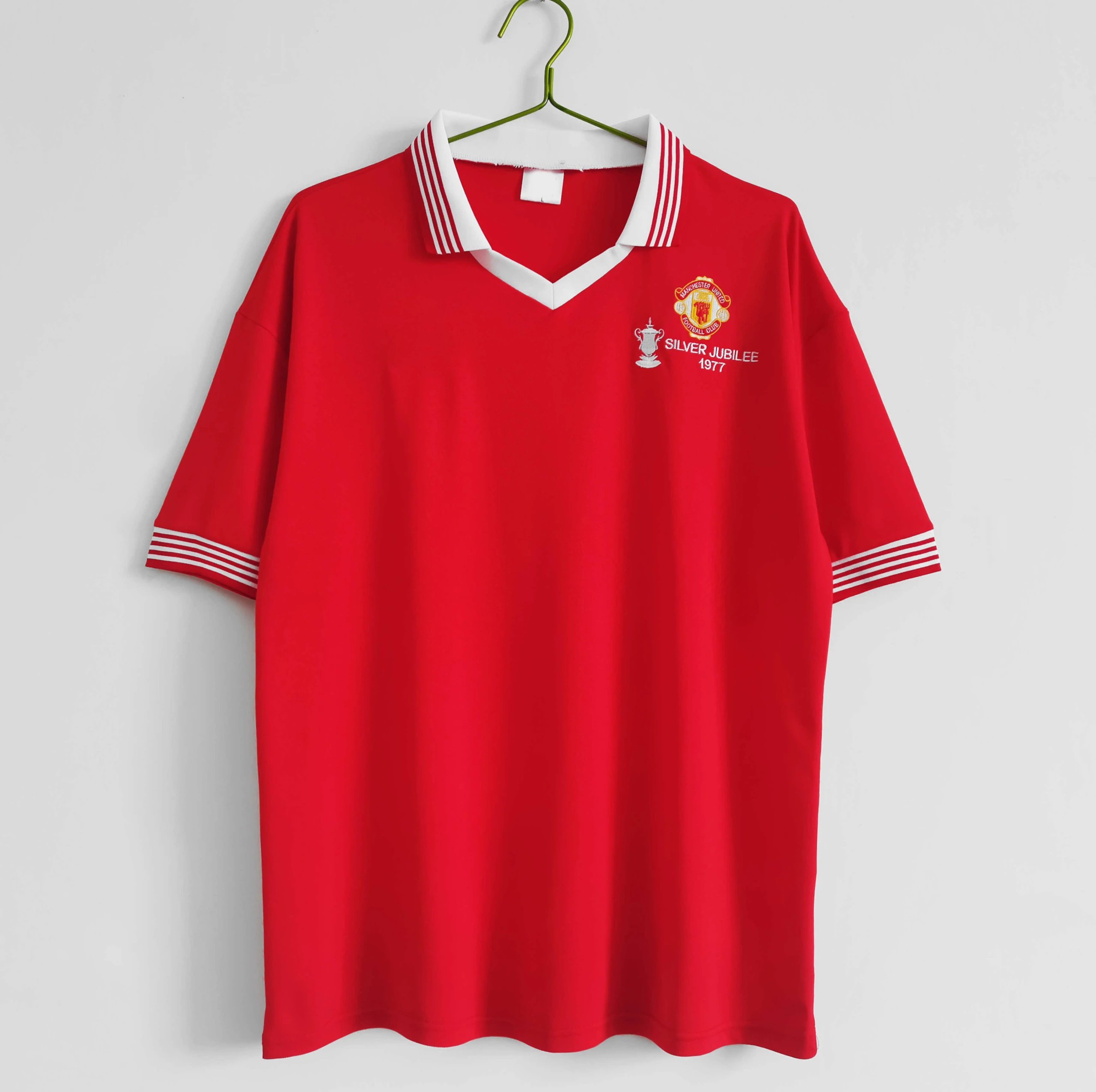 1977 Manchester United Home Thai Version (Please note customization info when placing order, messages not checked)