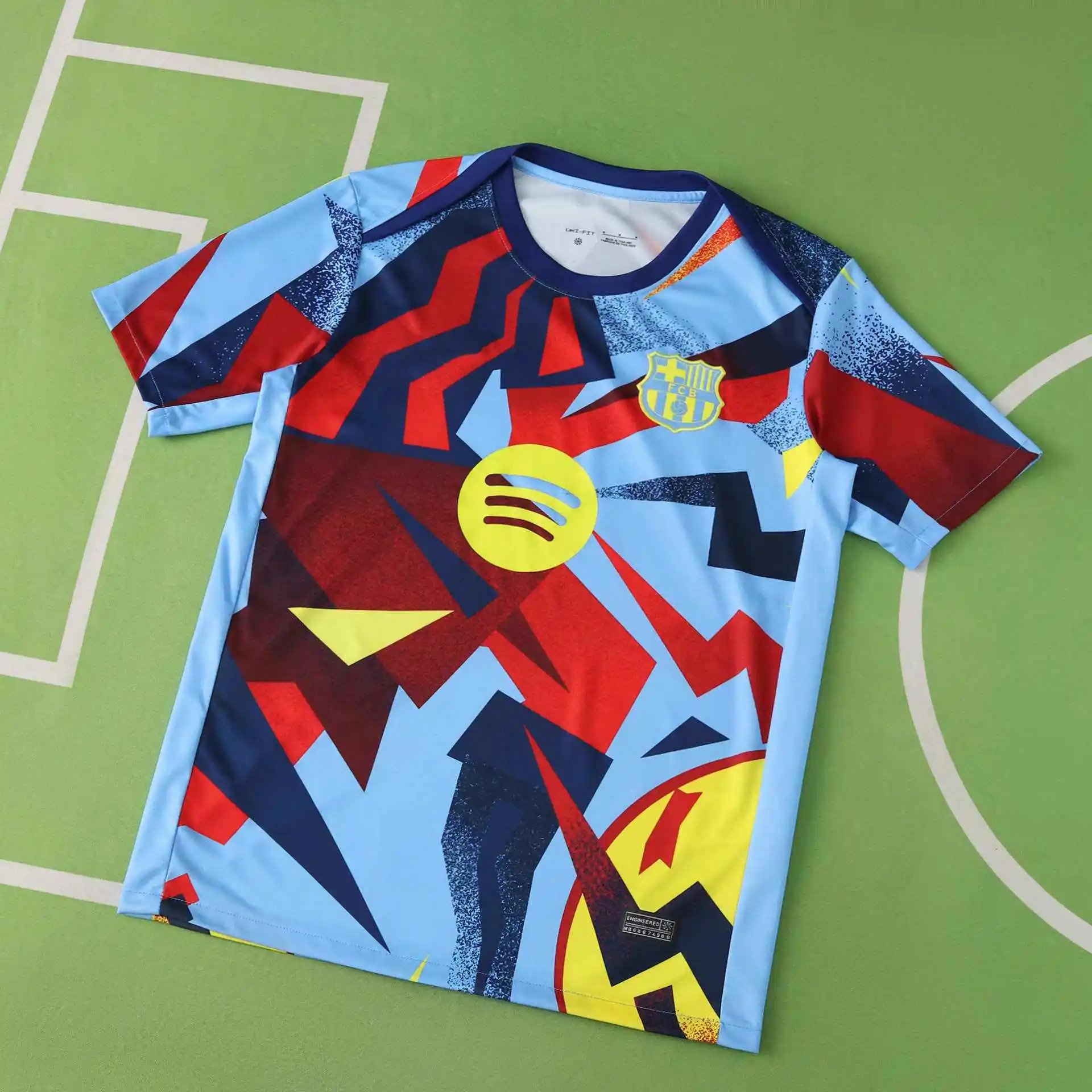 25/26 Barcelona Blue and Red Training Kit Thai Version