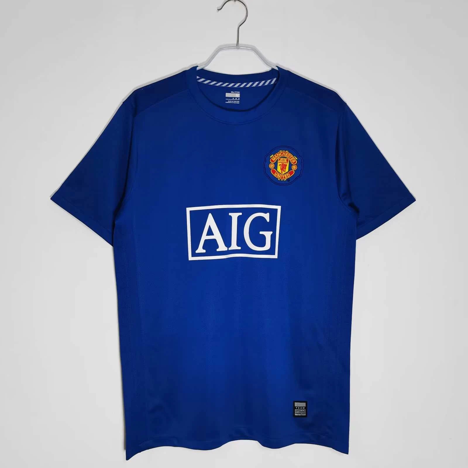 0809 Manchester United Second Division Blue Thai Edition (please note customization information when placing an order, do not read messages)