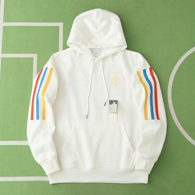 2425 Columbia White Hoodie (Please leave customization notes in your order, messages are not accepted)