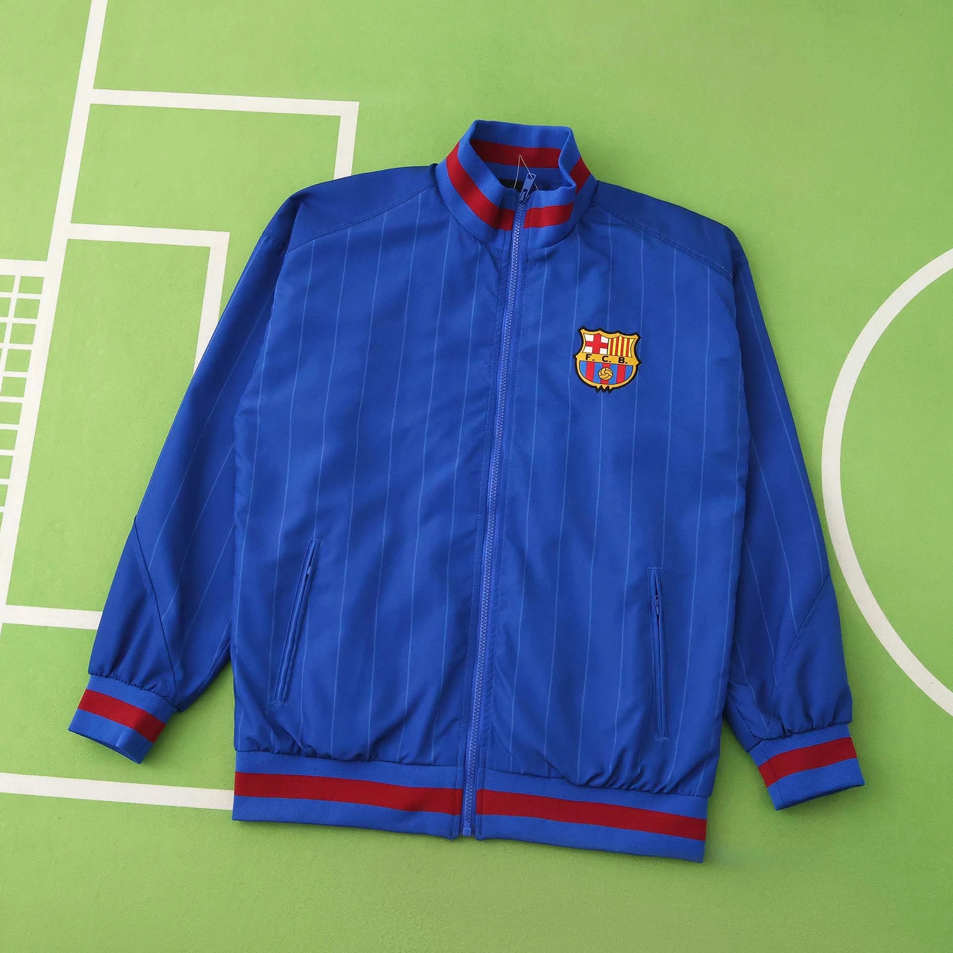 2526 Barcelona Blue Trench Coat