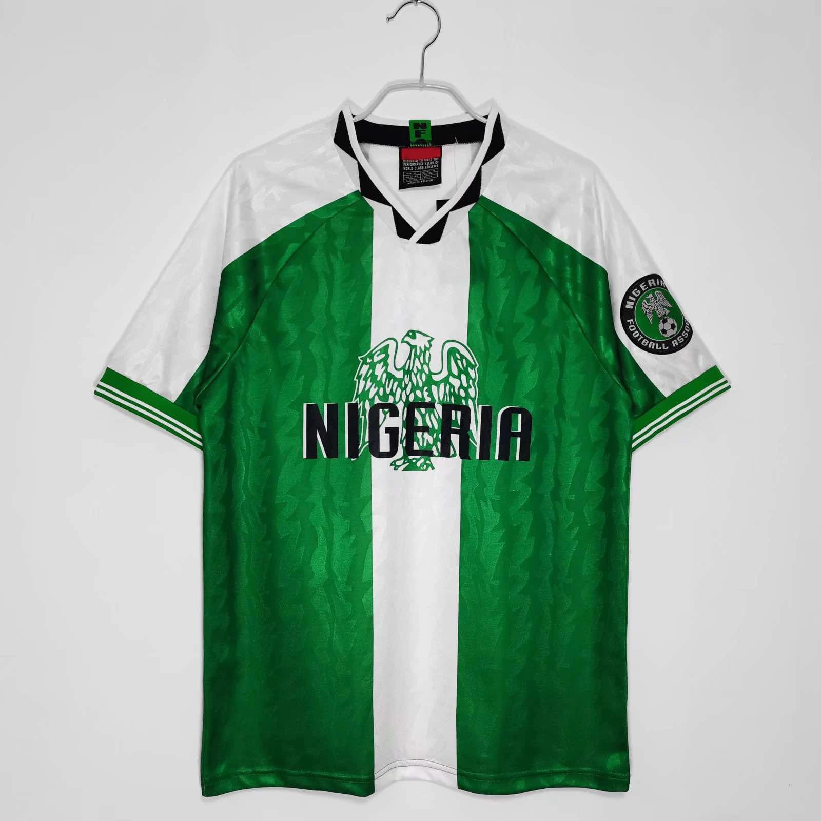 1996 Nigeria Home Replica Jersey (Please specify customization notes in the order; do not send messages, as they will not be read)