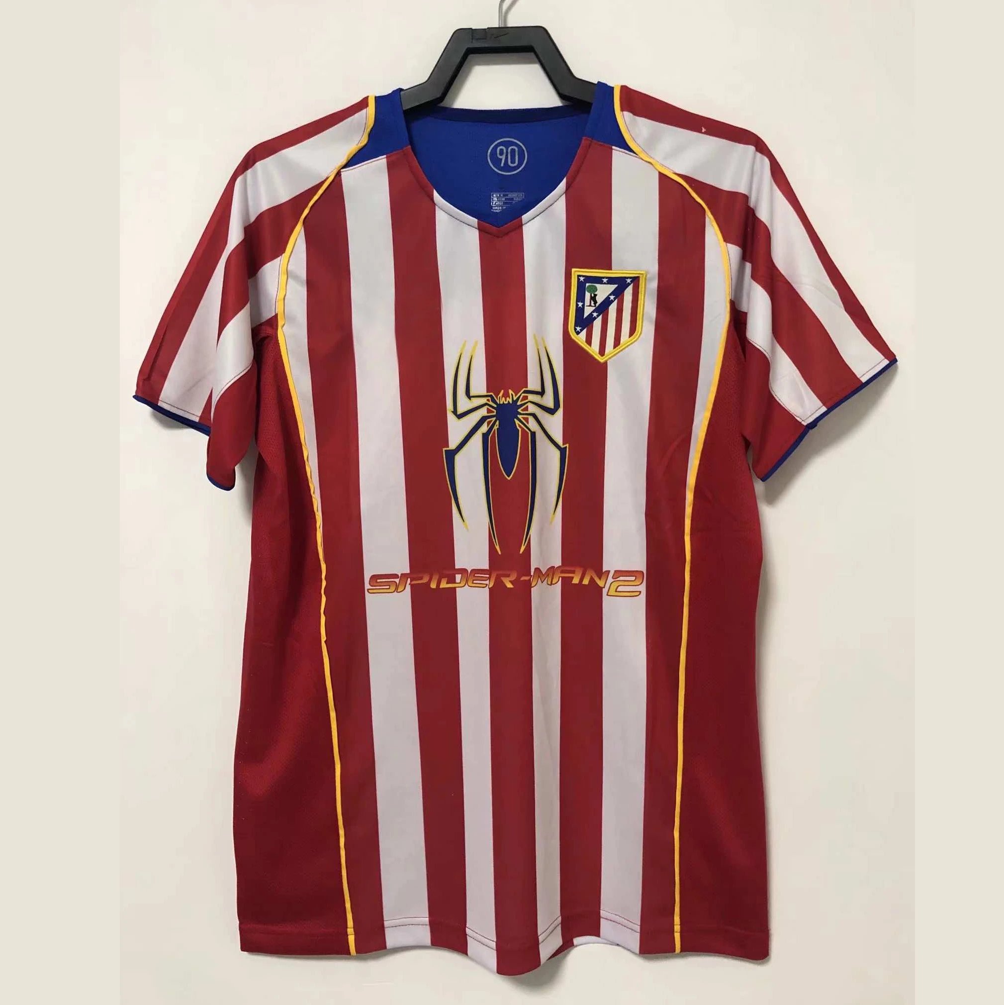 Atletico Madrid Home Jersey 04/05 Thai Version (Please leave customization details in order notes; messages will not be checked)