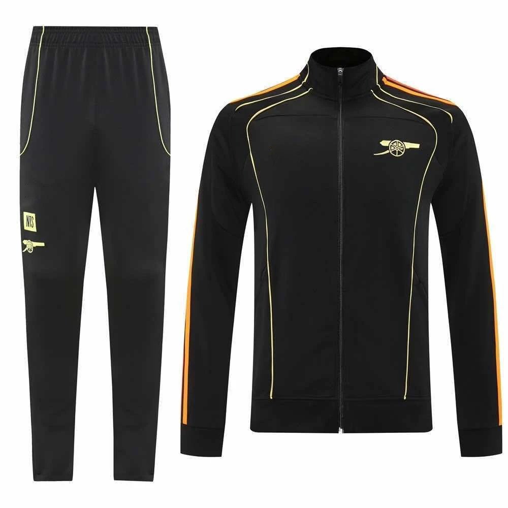 2526 Arsenal Black Training Jacket Set (Please note customization info in your order; messages will not be counted)