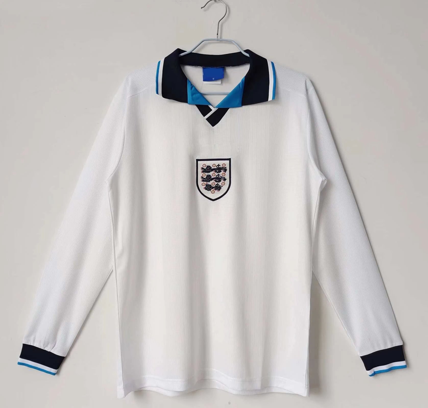 1996 England Home Long Sleeve Thailand Version (Please note customization info in order remarks; messages will not be checked)