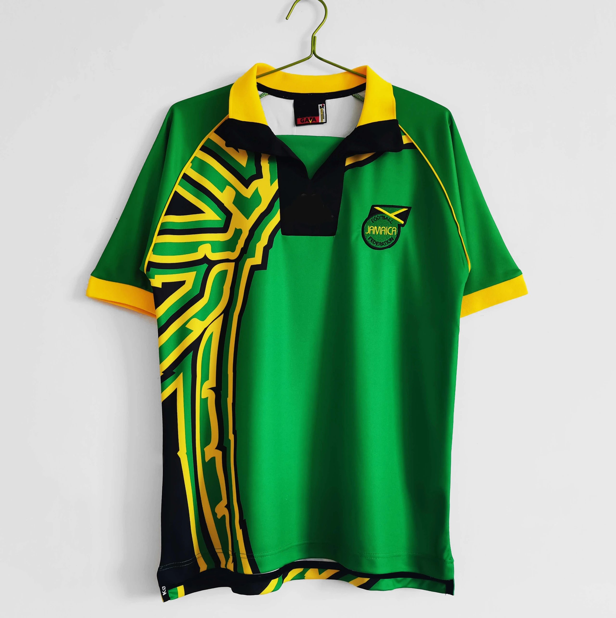 1998 Jamaica Away Thai Version (For customization information, please leave a note when placing an order; messages will not be checked)