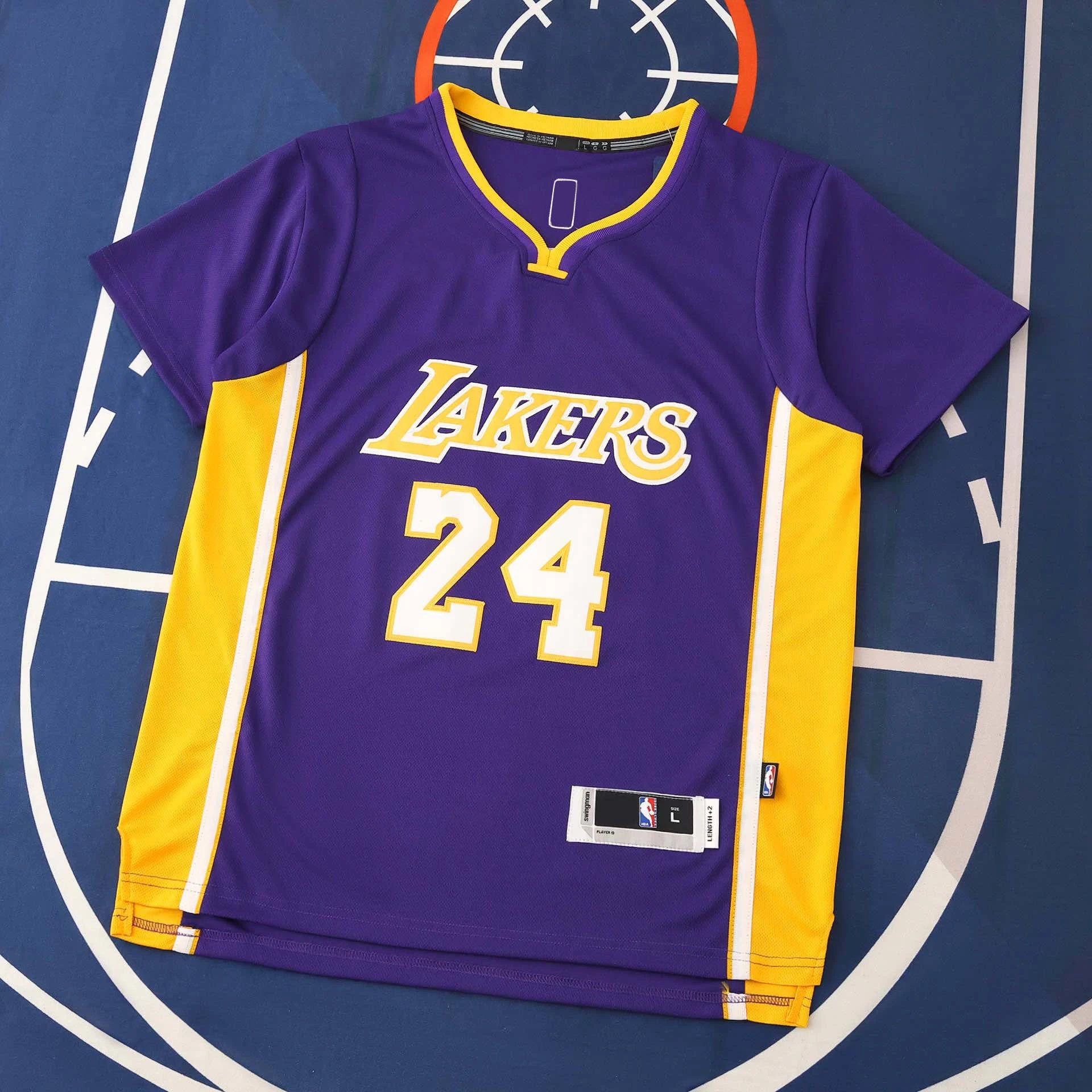 2025-26 NBA L.A. Lakers Purple 24#BRYANT T shirt