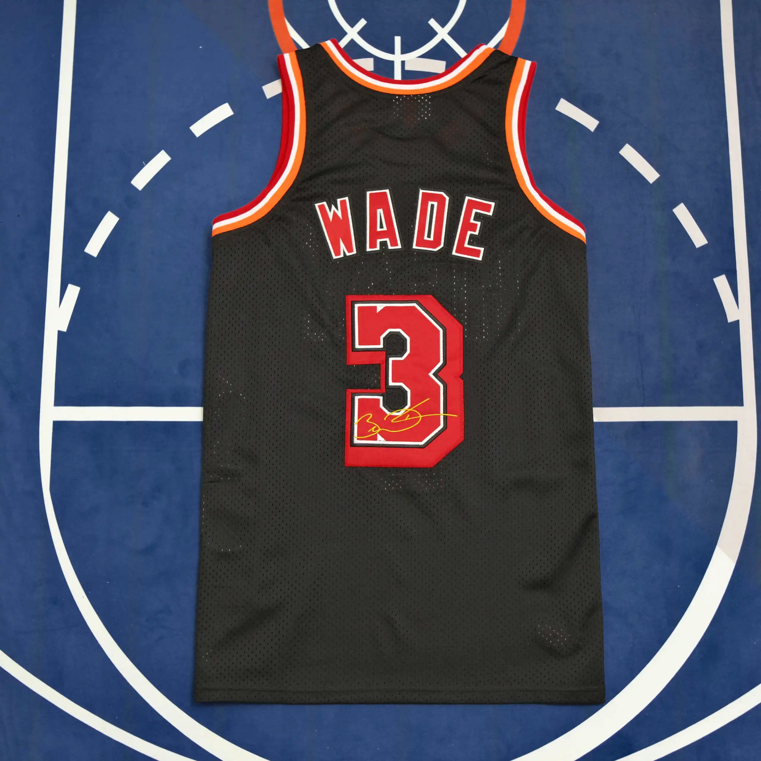 NBA Miami Heat 3# Wade (Please leave customization info in order notes, messages will not count)