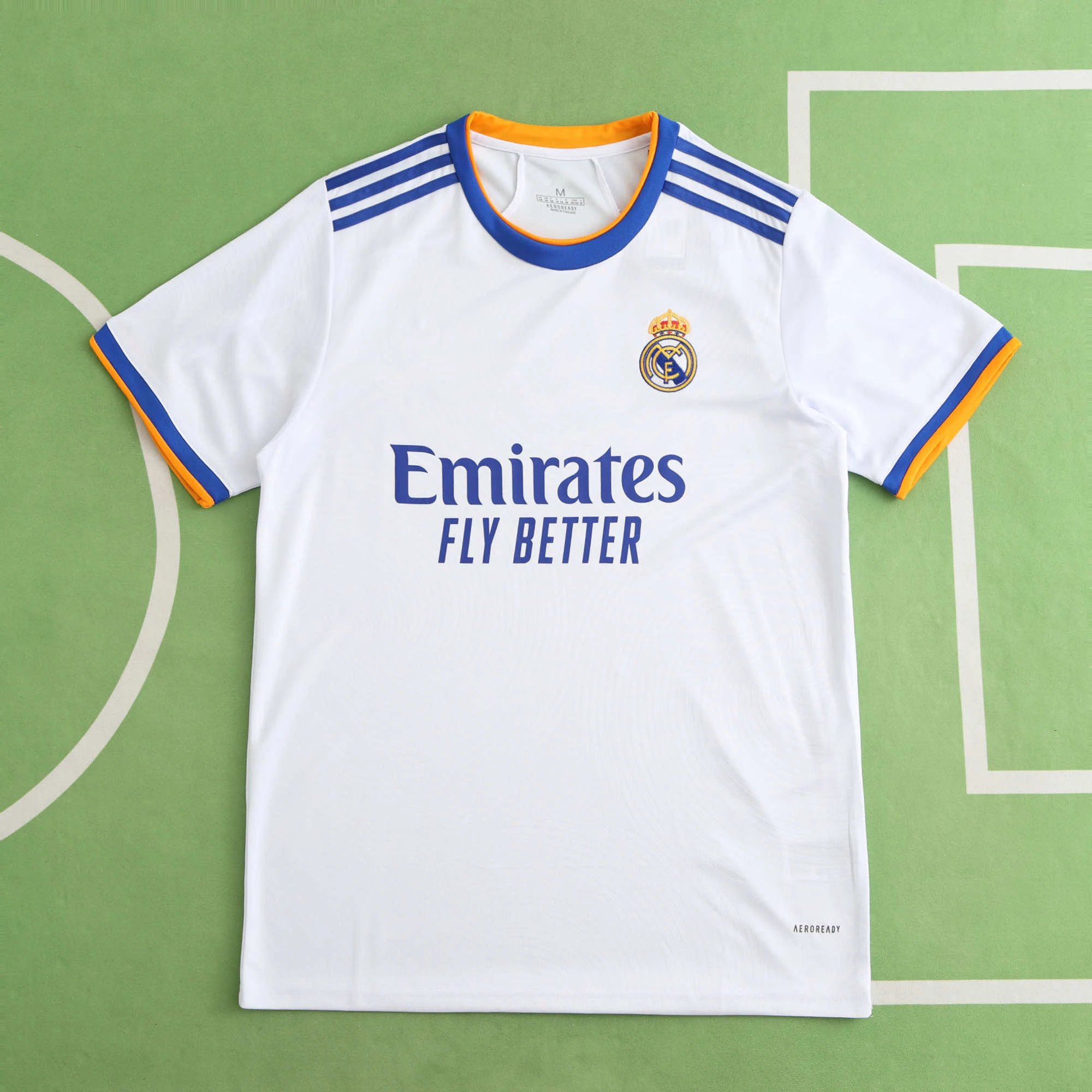 2122 Real Madrid Home Thai Version (For custom info, please leave a note when placing order; messages are not counted)