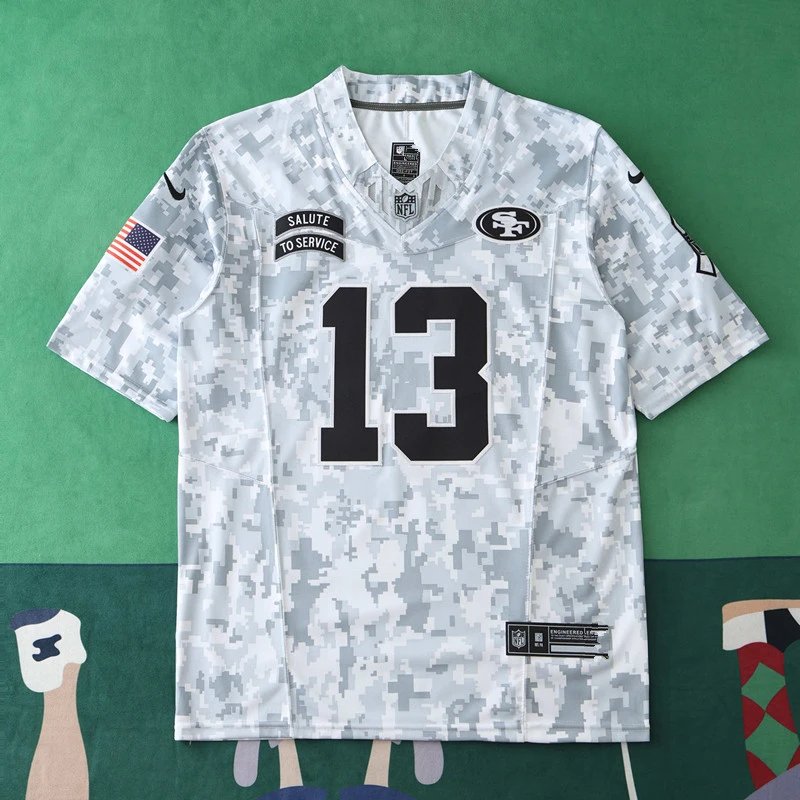2024 NFL San Francisco 49ers Gift Edition 13#PURDY (For custom information, please leave a note when placing your order; sending a message does not count)