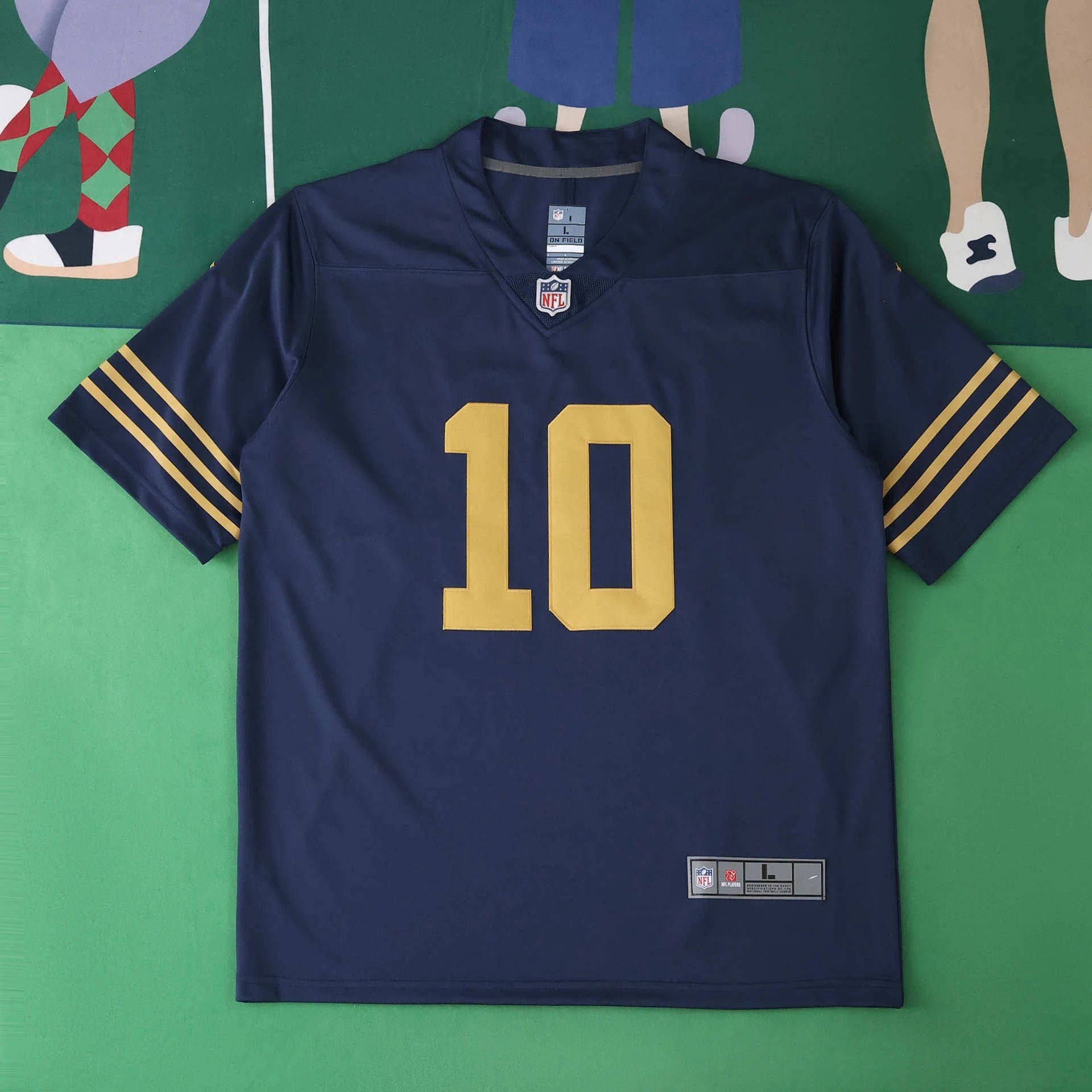 2025 NFL Green Bay Packers Custom Version 10 #LOVE (Please leave customization notes when placing your order; messages do not count)