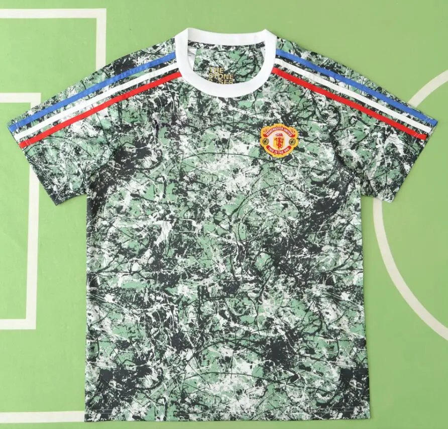 23/24 Manchester United Green Camouflage Special Edition Thai Version (Please note customization info in the order remarks, messages won't count)