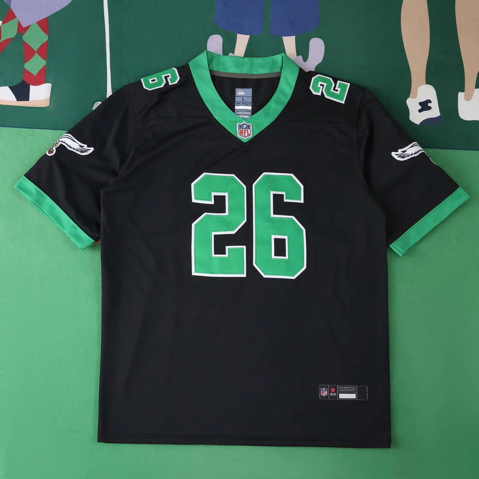 2025 NFL  Philadelphia Eagles Version 26#BARKLEY（信息请在下单时备注，发消息不算）