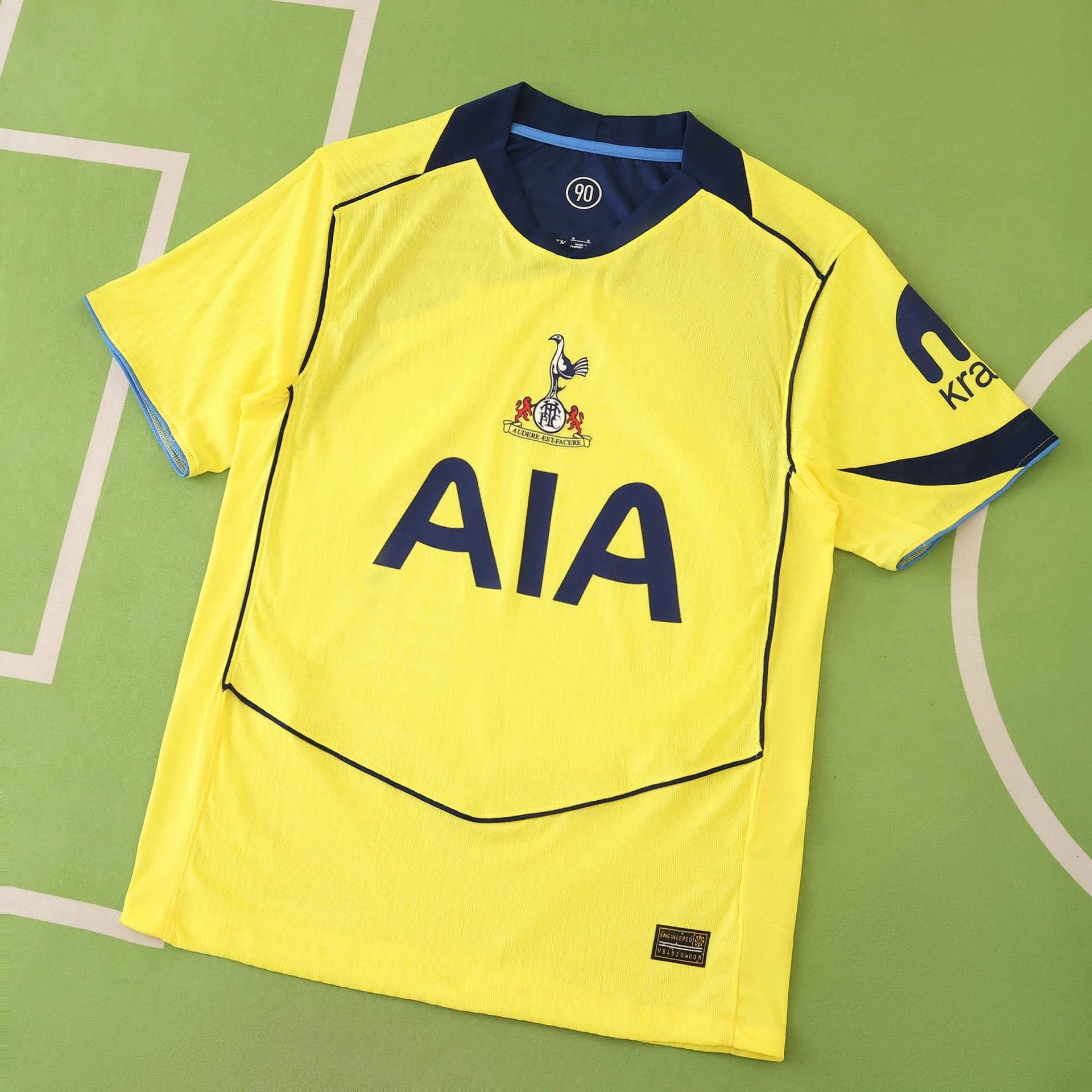 2526 Tottenham Away Authentic Player Version (Please note customization info in order remarks; messages are not counted)