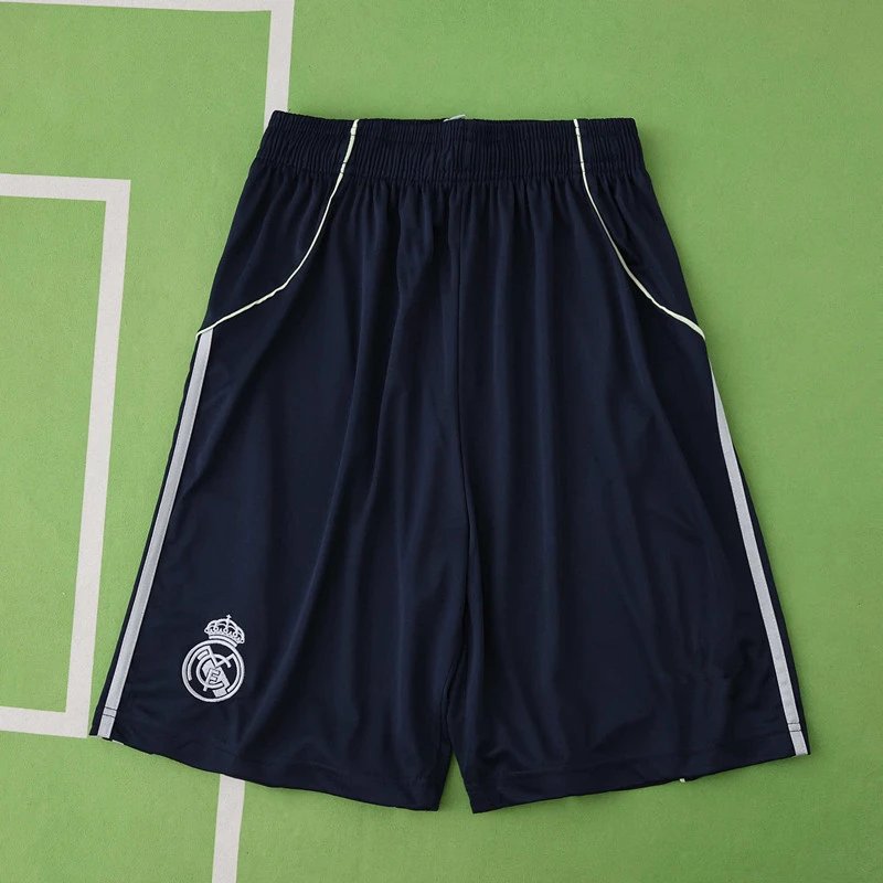 Real Madrid 2526 Away Deep Blue Shorts (Customization details must be noted in the order; messages do not count)
