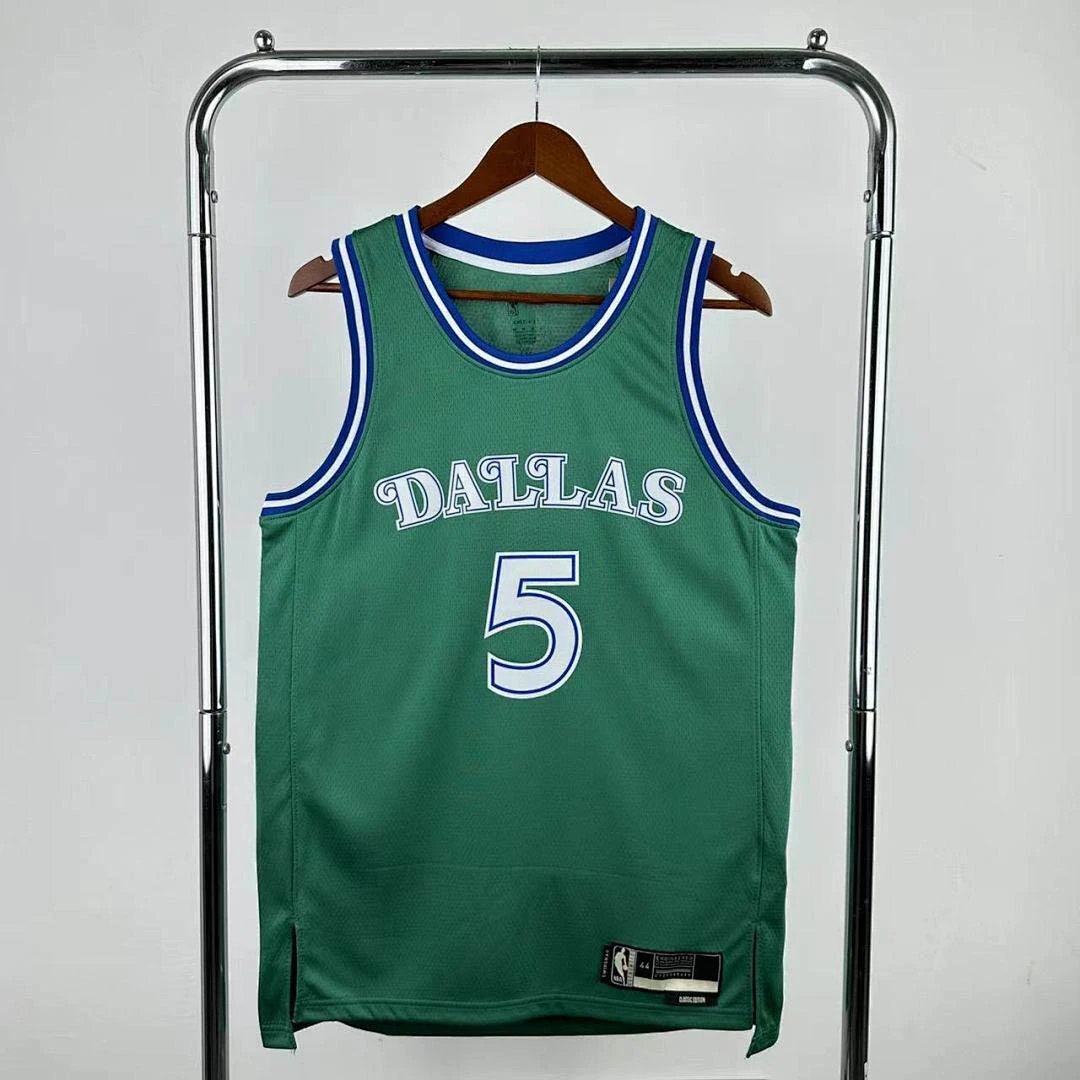 25-26 NBA Dallas Mavericks Retro green 5-RUSSELL