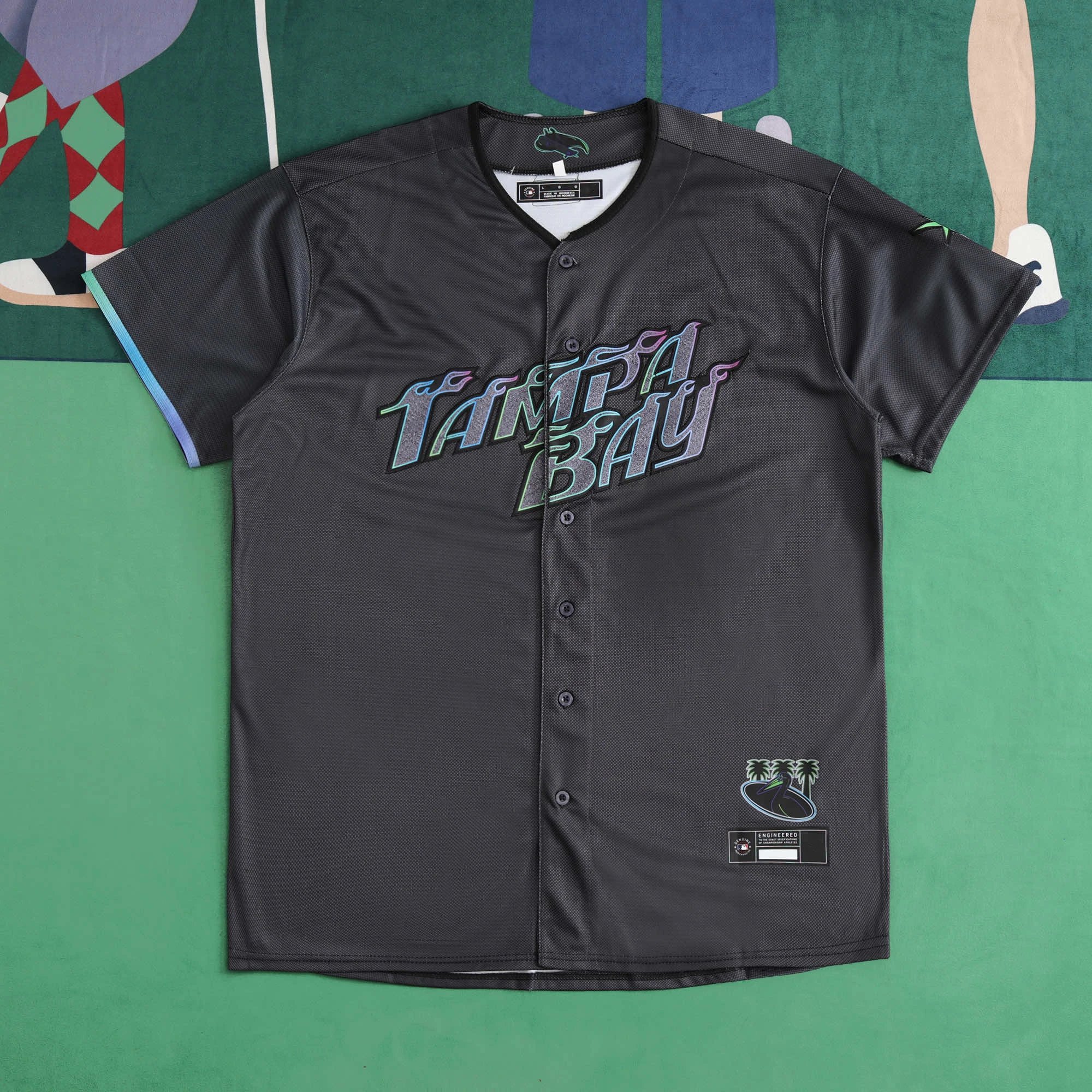 MLB Tampa Bay Devil Rays (Please note customization info in your order; messages do not count)