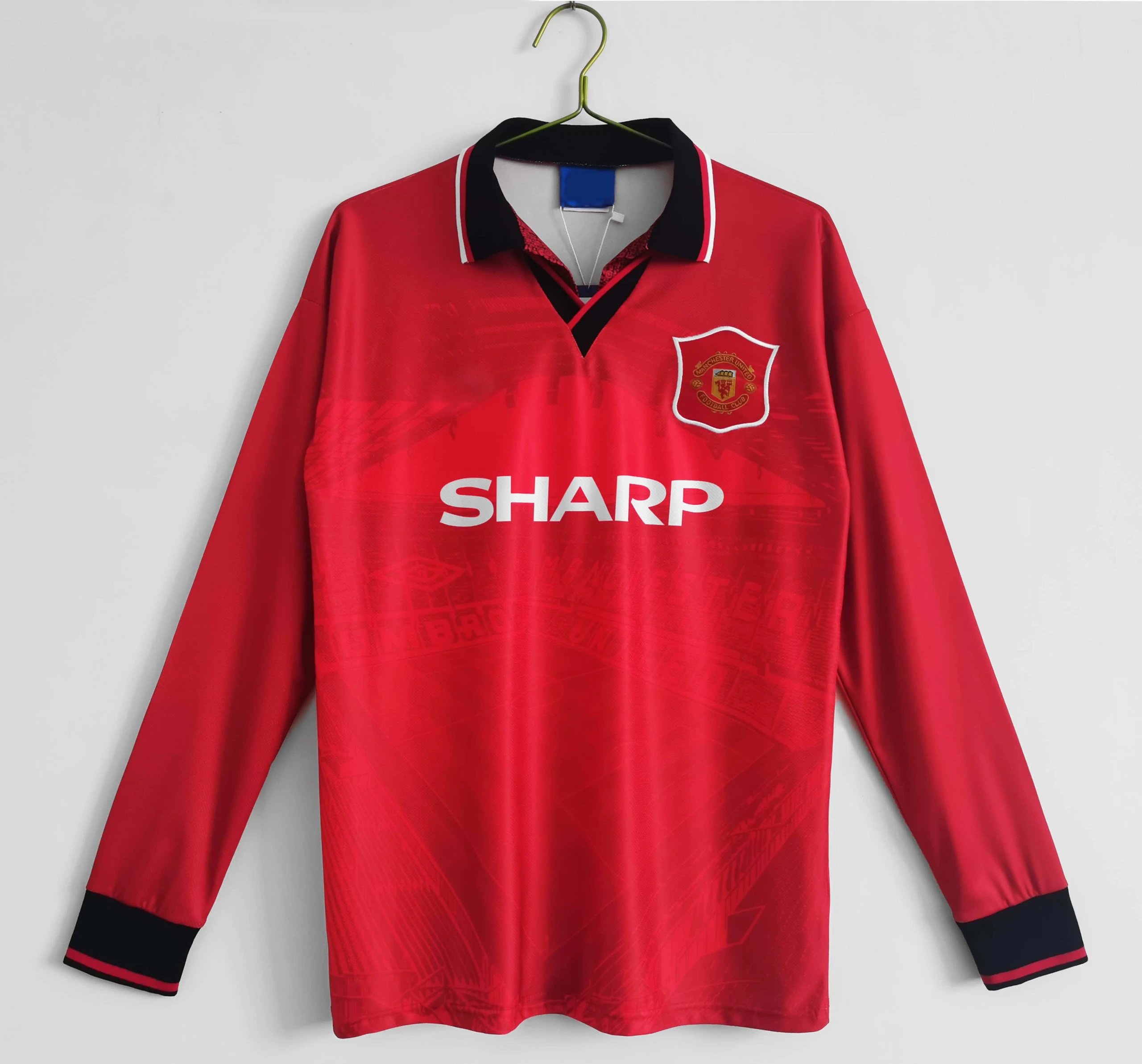 9496 Manchester United Home Long Sleeve Thai Version (Please note customization info when placing order, messages will not be checked)