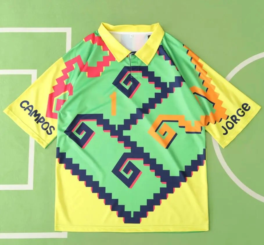 1995 Mexico Goalkeeper Jersey Thai Version (Please note customization info when placing order; messages are not counted)